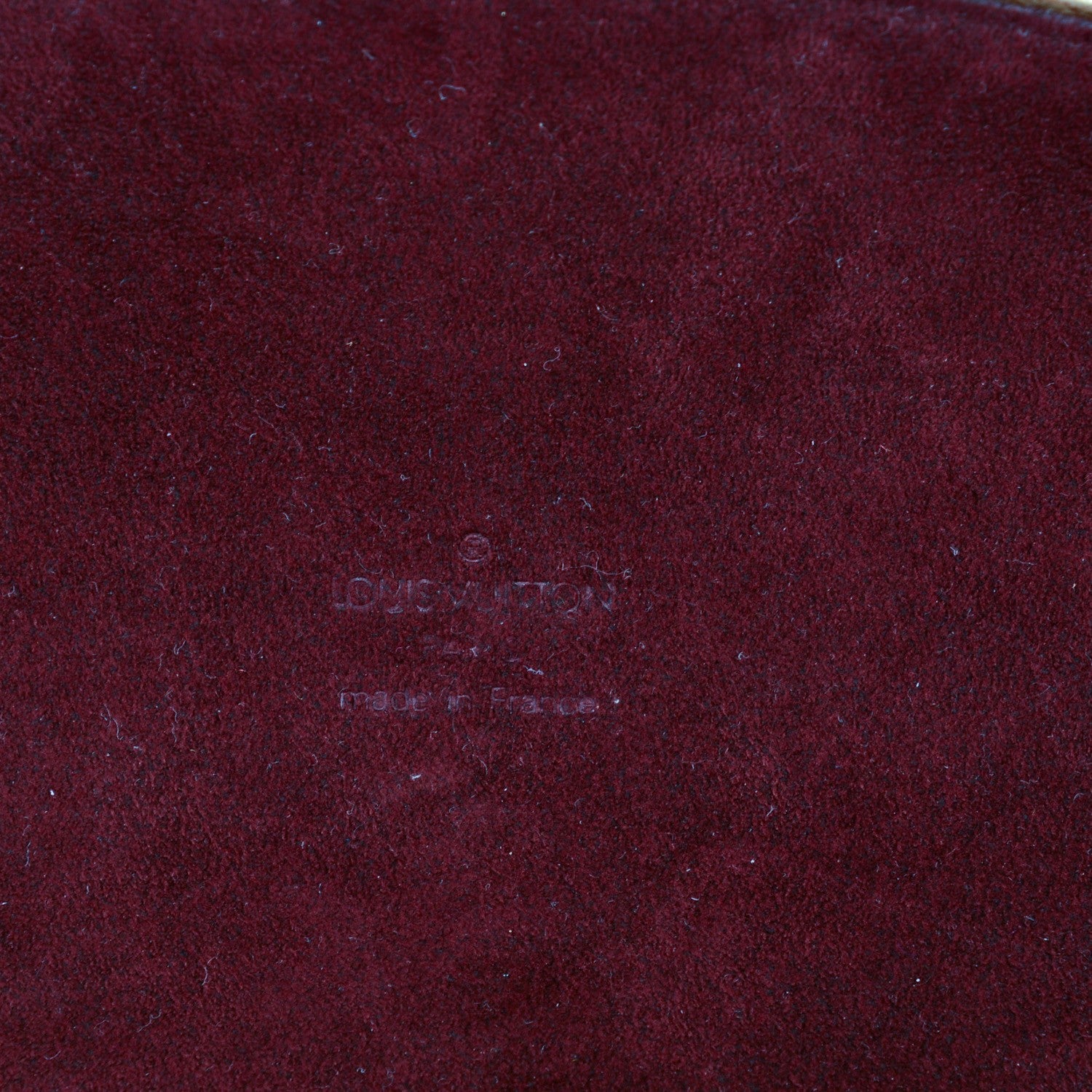 Louis Vuitton Satin Monogram Aumoniere Jewelry Roll Case 6 of 7