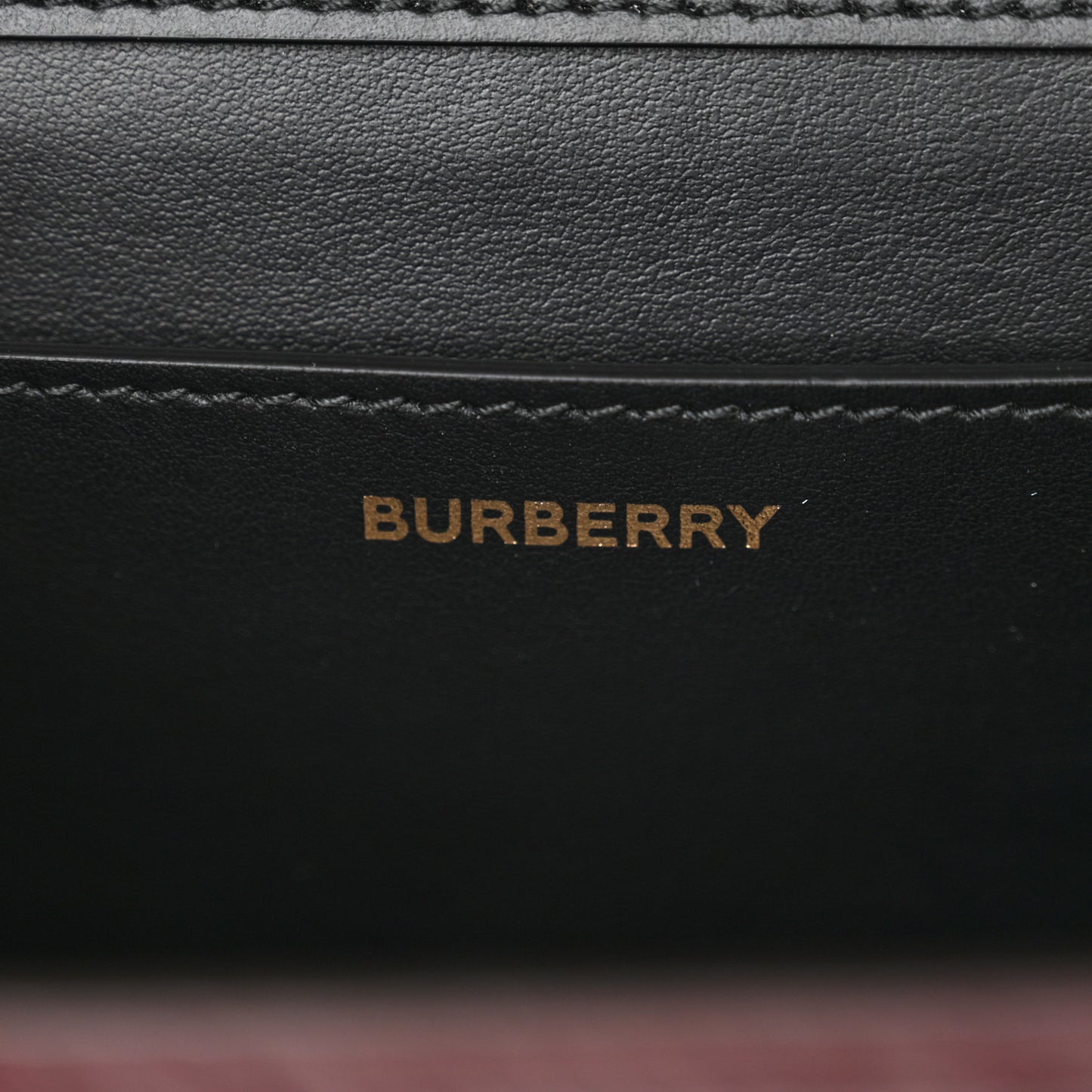 Calfskin Monogram Embossed TB Bag Oxblood