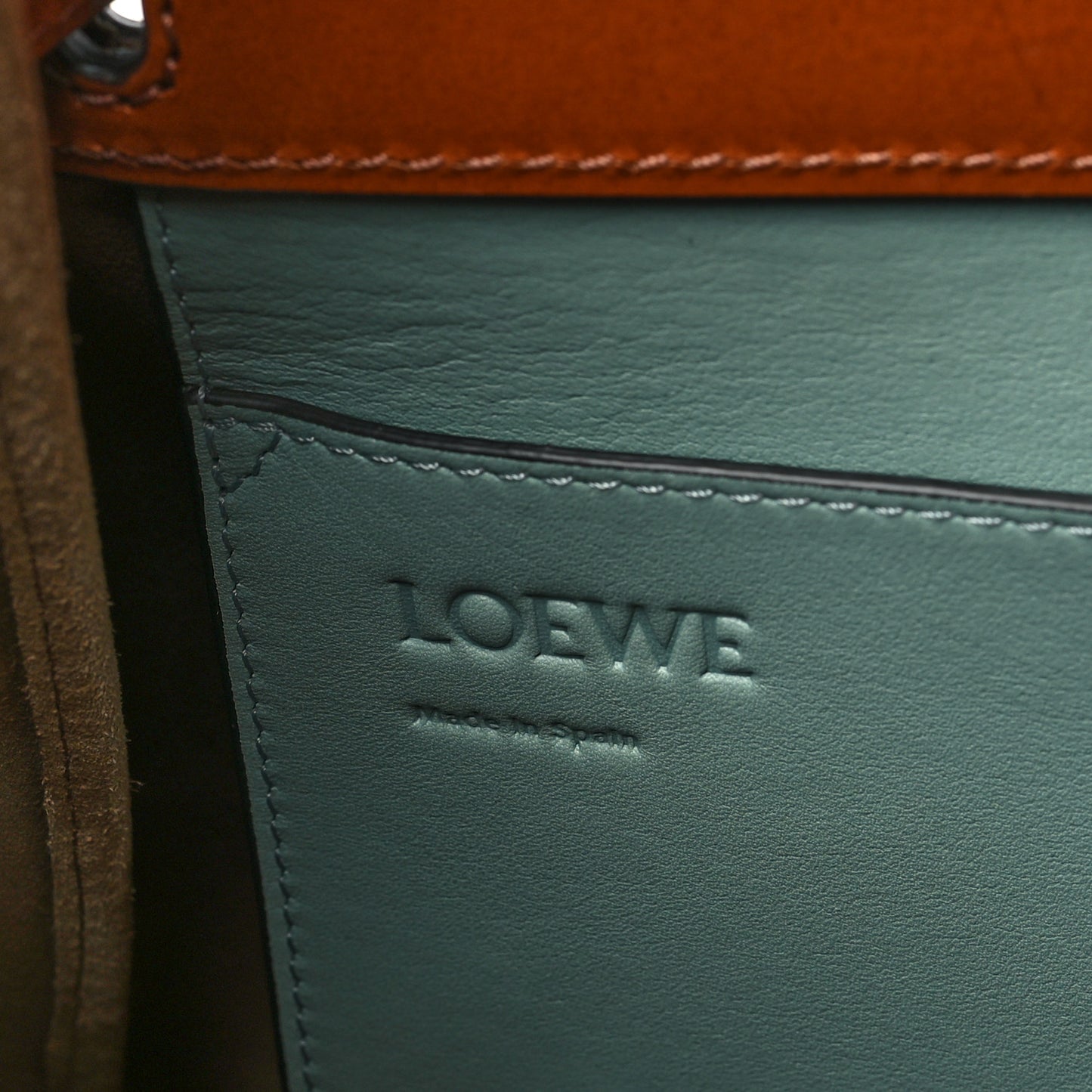 Boxcalf Lazo Tote Blue Tan