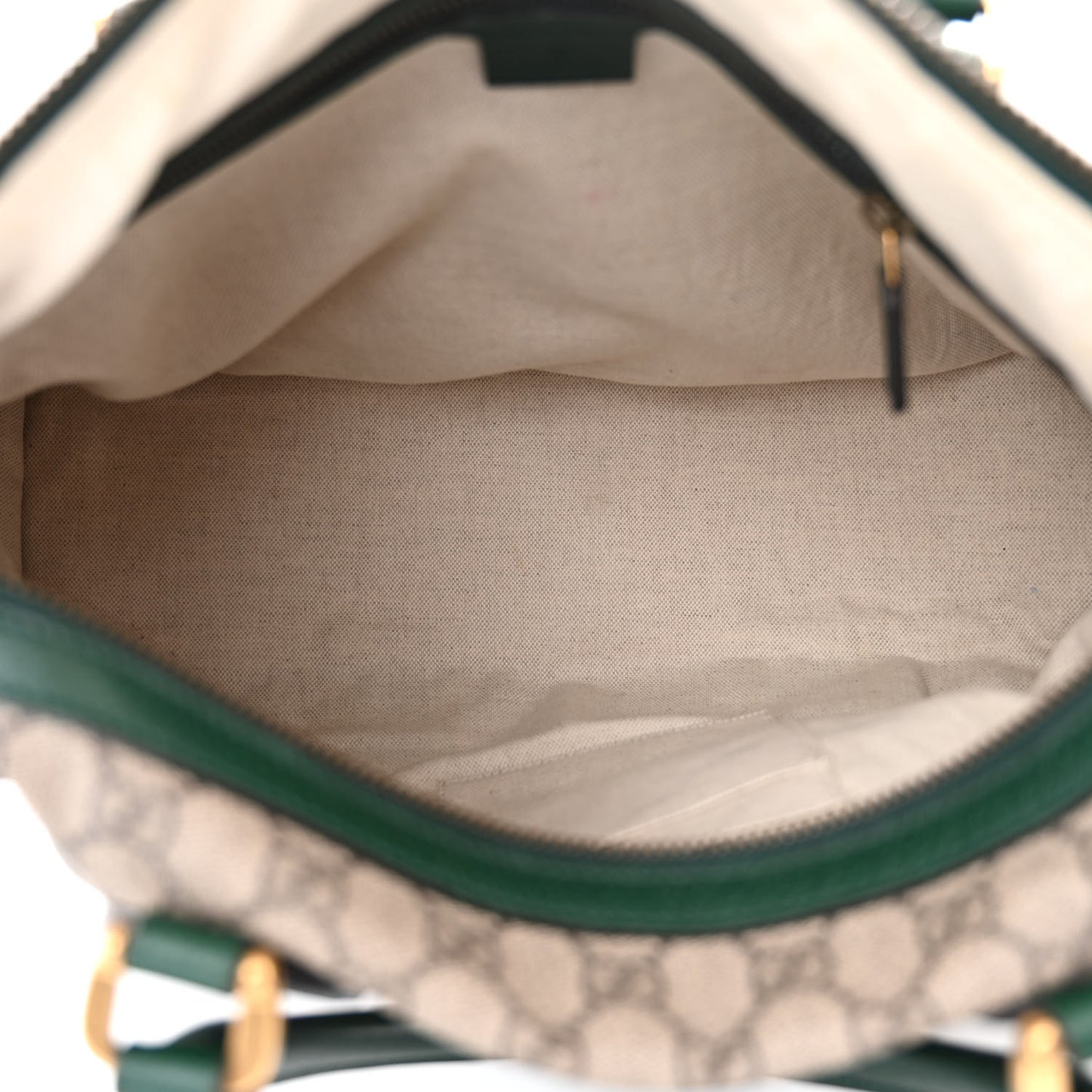 Soft GG Supreme Monogram Neo VintageWeb Skull Medium Duffle Bag Beige New Acero Green