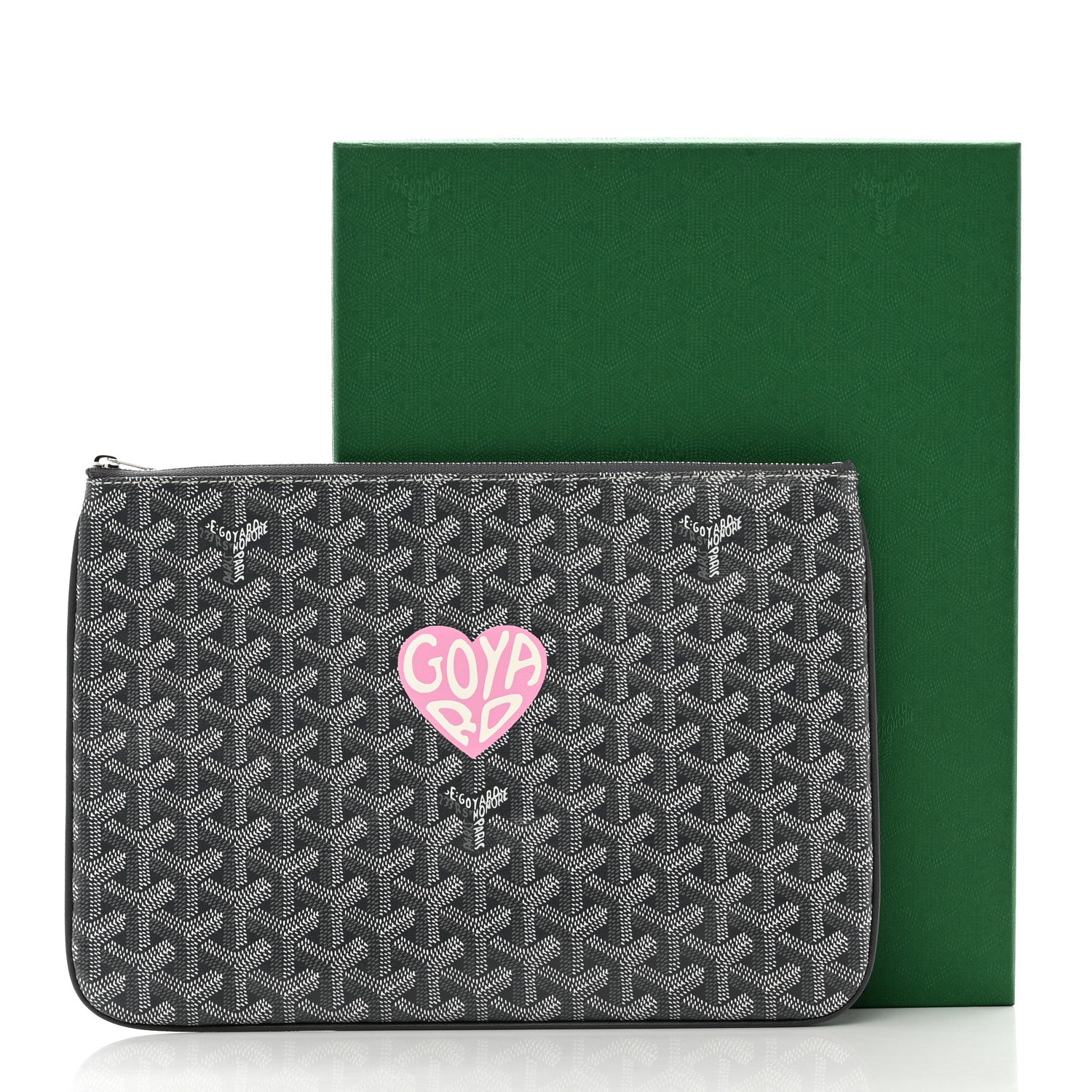 Goyard Goyardine Senat Pochette MM Grey 7 of 7
