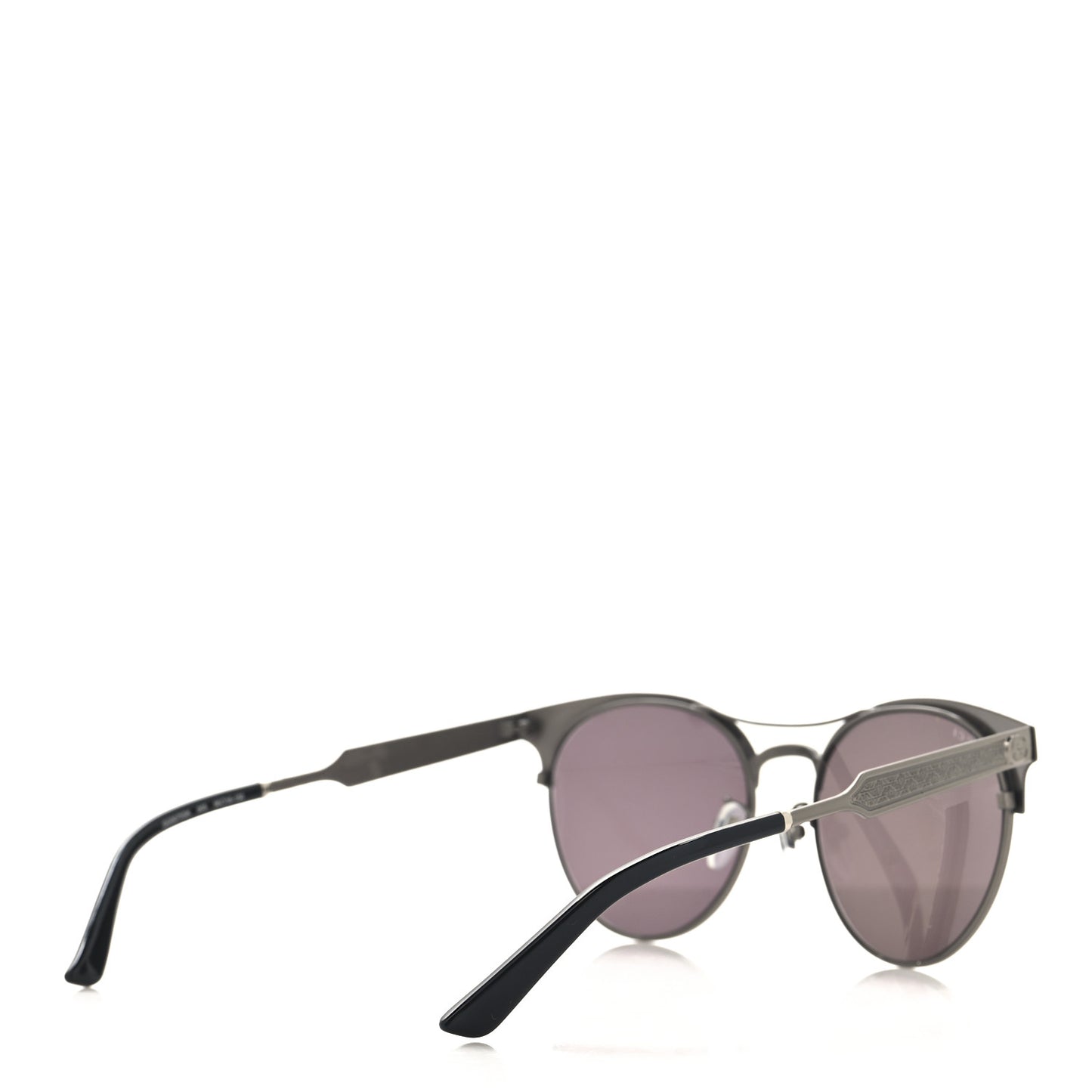 Metal Round GG0075SK Sunglasses Silver