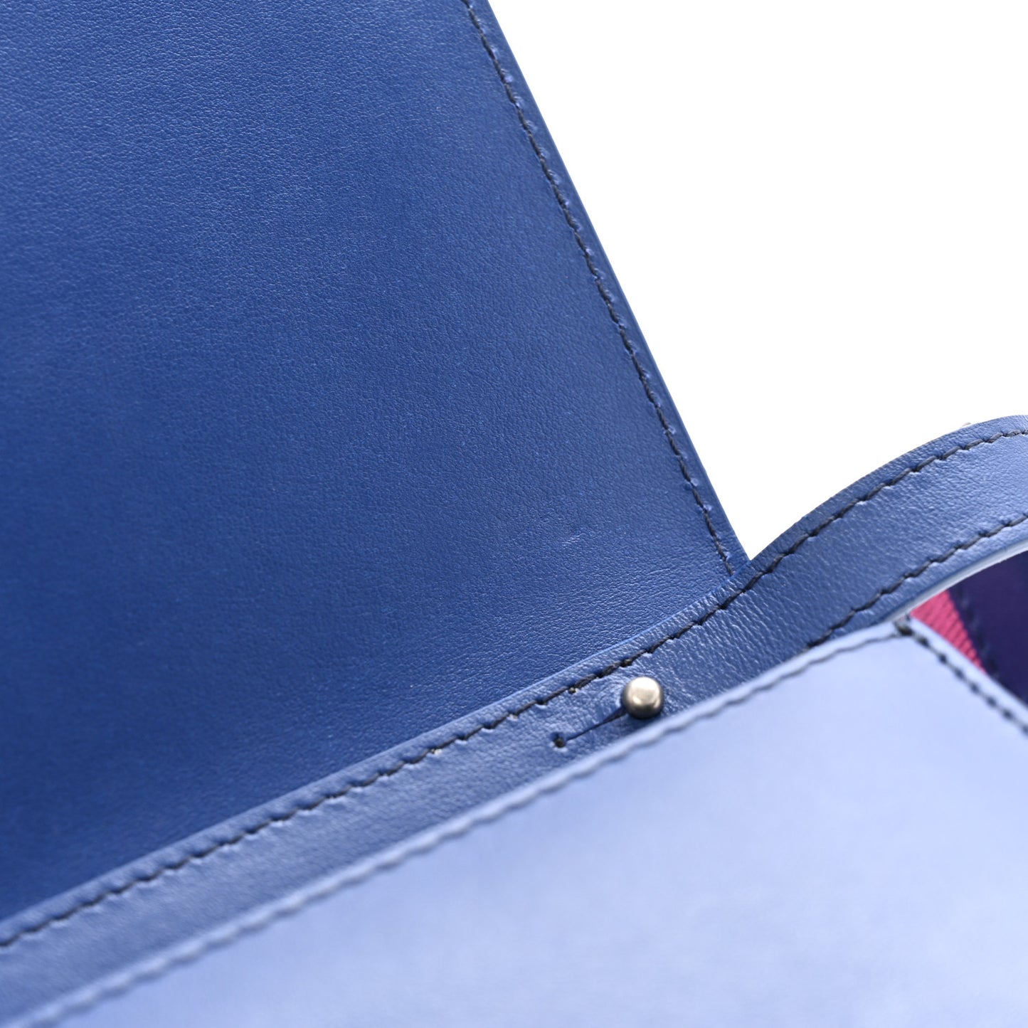 Calfskin Jitney 0.5 Crossbody Bag Blue