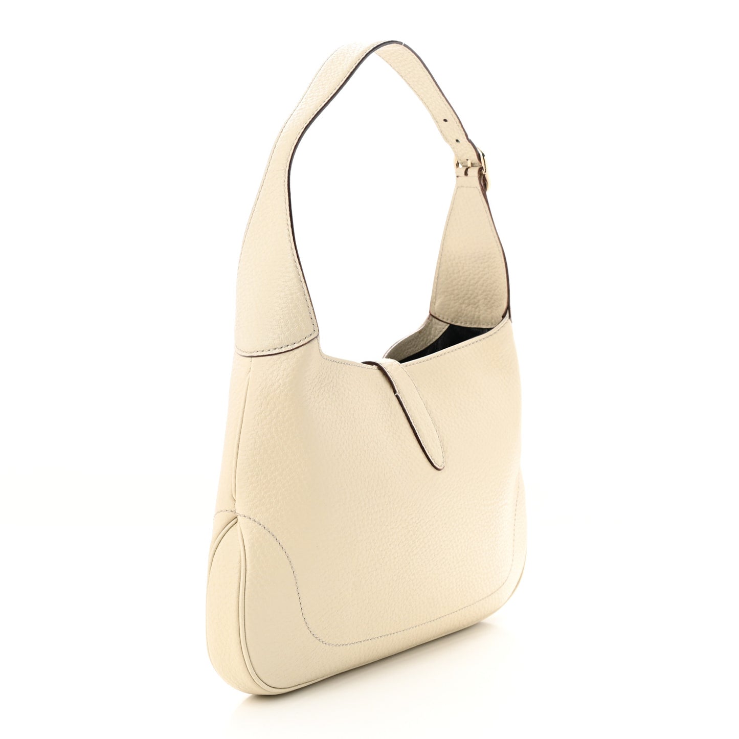 Calfskin Small Jackie O Hobo White