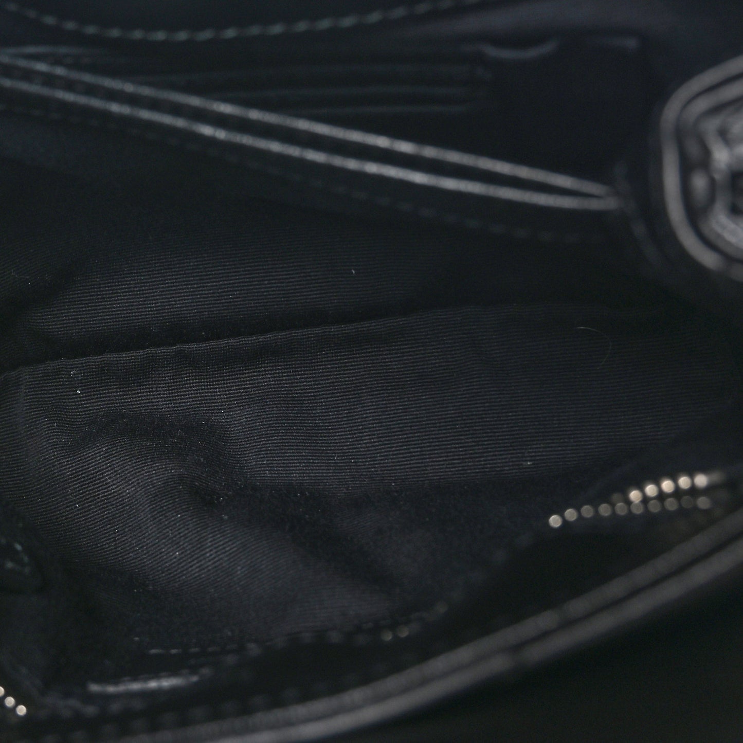 Calfskin Y Quilted Monogram Toy Loulou Crossbody Bag Black