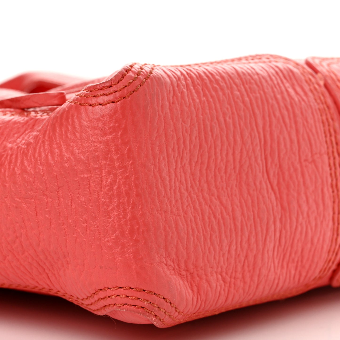 Textured Calfskin Mini Pashli Satchel Raspberry