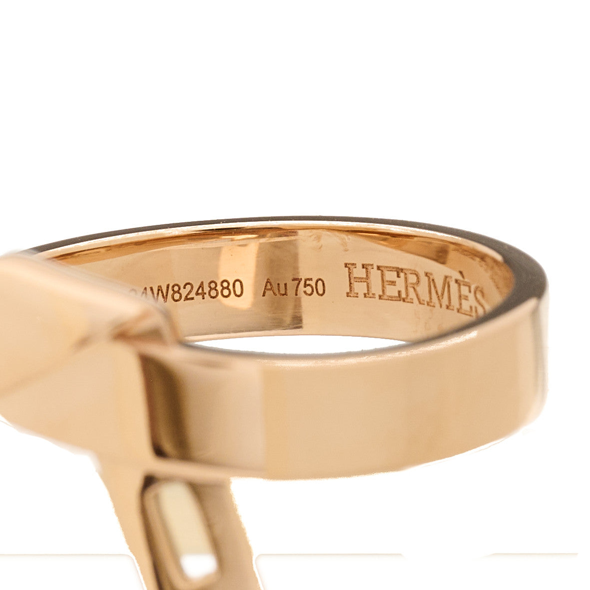 18K Rose Gold Kelly Gavroche Ring 54 6.75