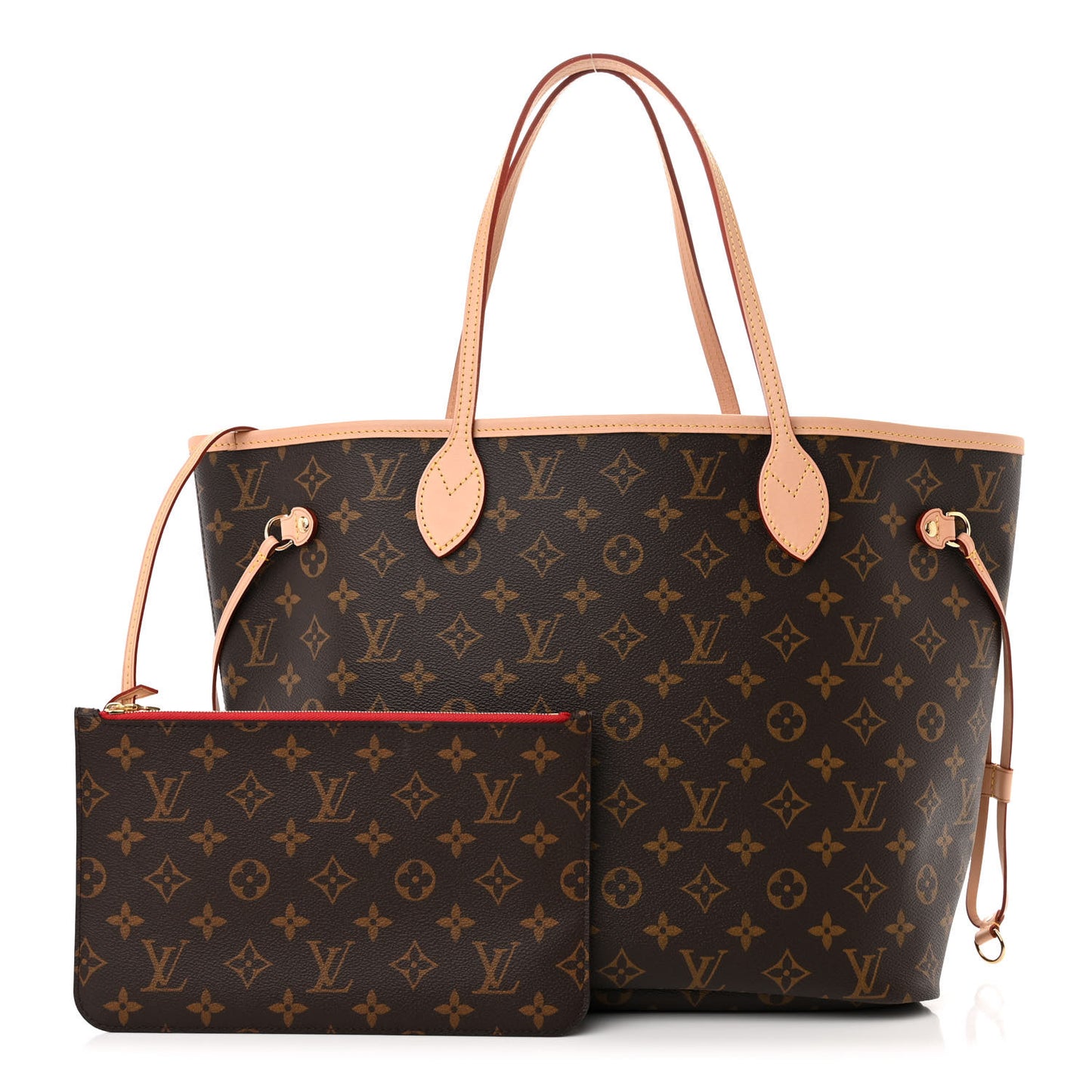 Monogram Neo Neverfull MM Cherry