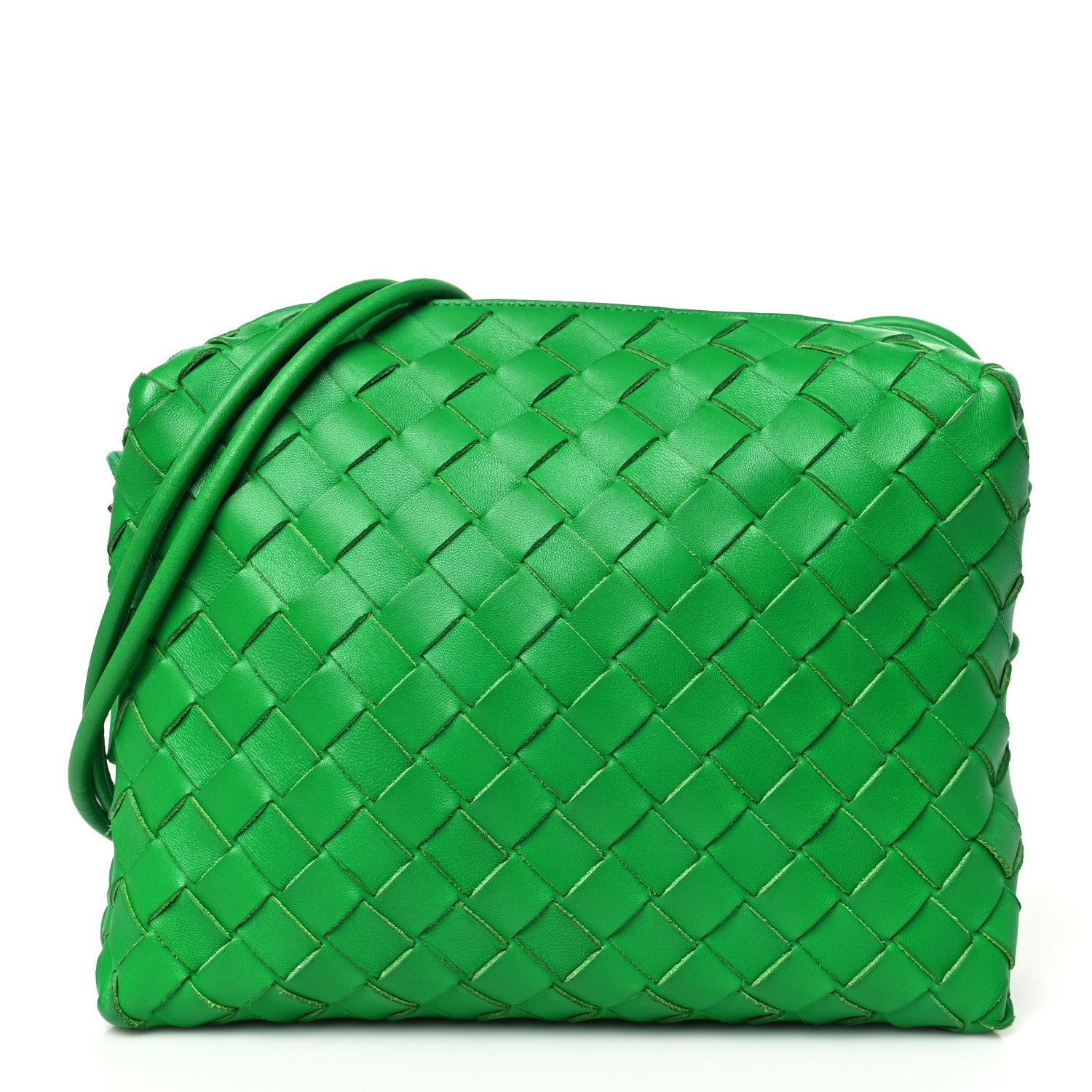 Bottega Veneta Nappa Intrecciato Small Loop Camera Bag Parakeet 1 of 8