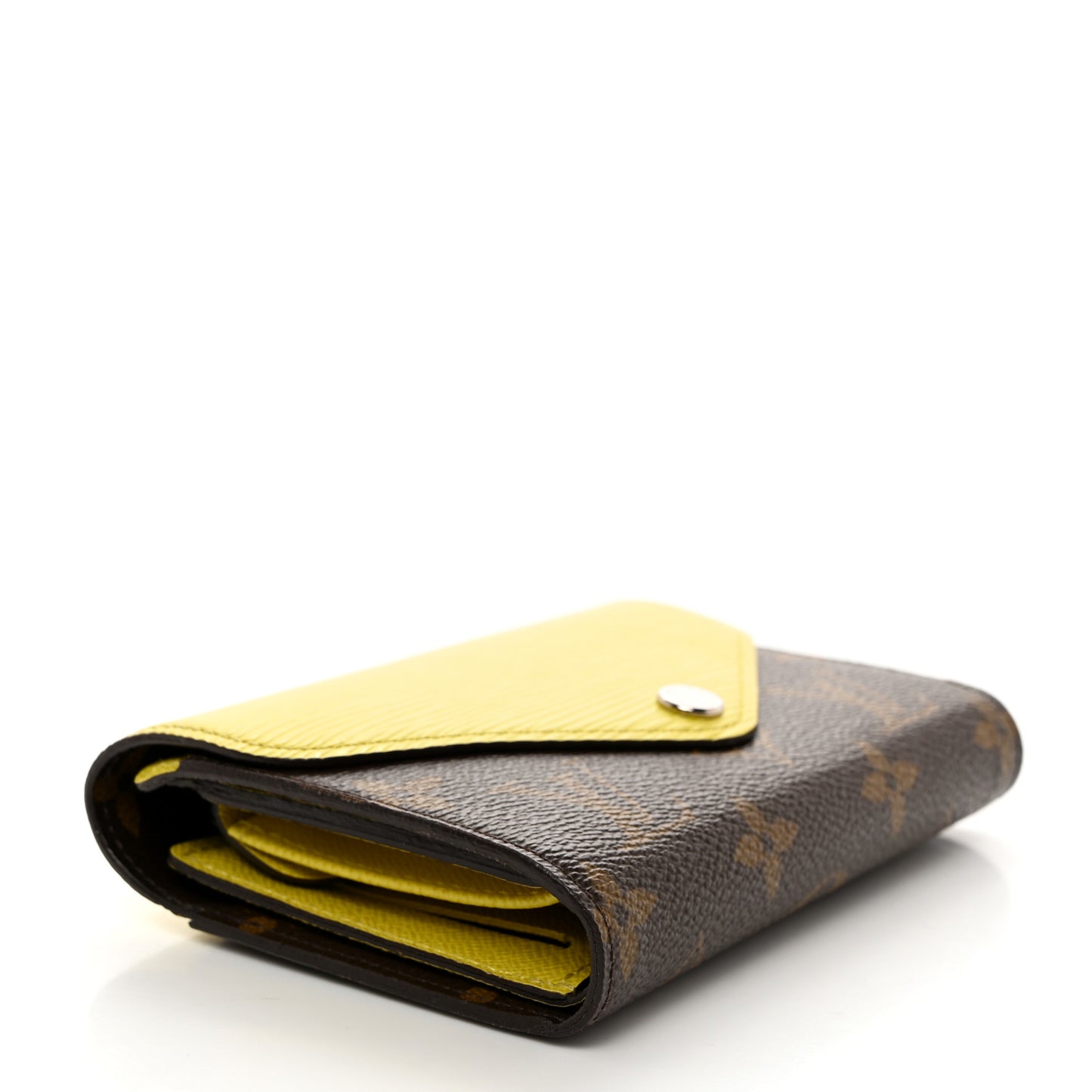 Epi Monogram Marie-Lou Compact Wallet Pistache