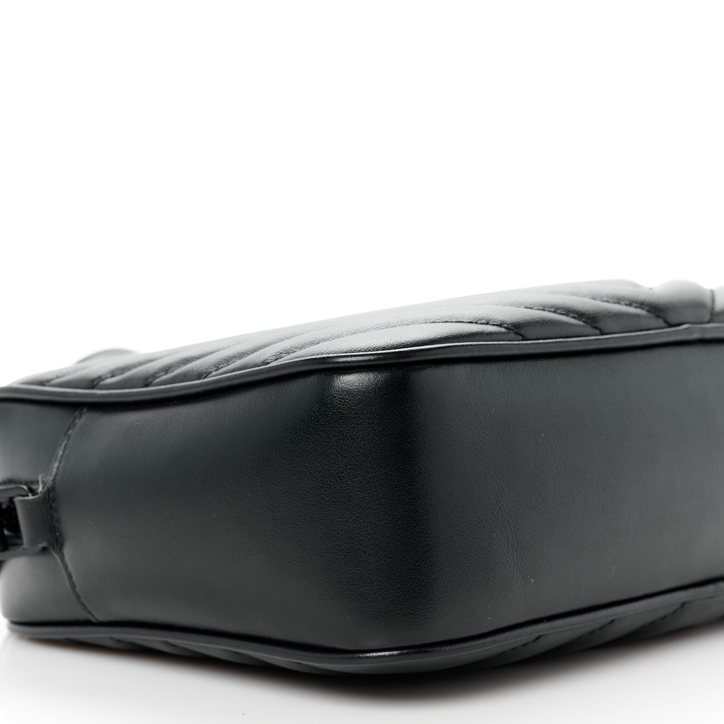 Calfskin Matelasse Monogram Monochrome Lou Camera Bag Black