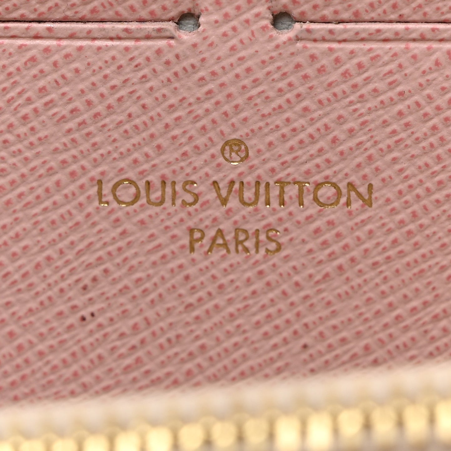 Damier Azur Clemence Wallet Rose Ballerine