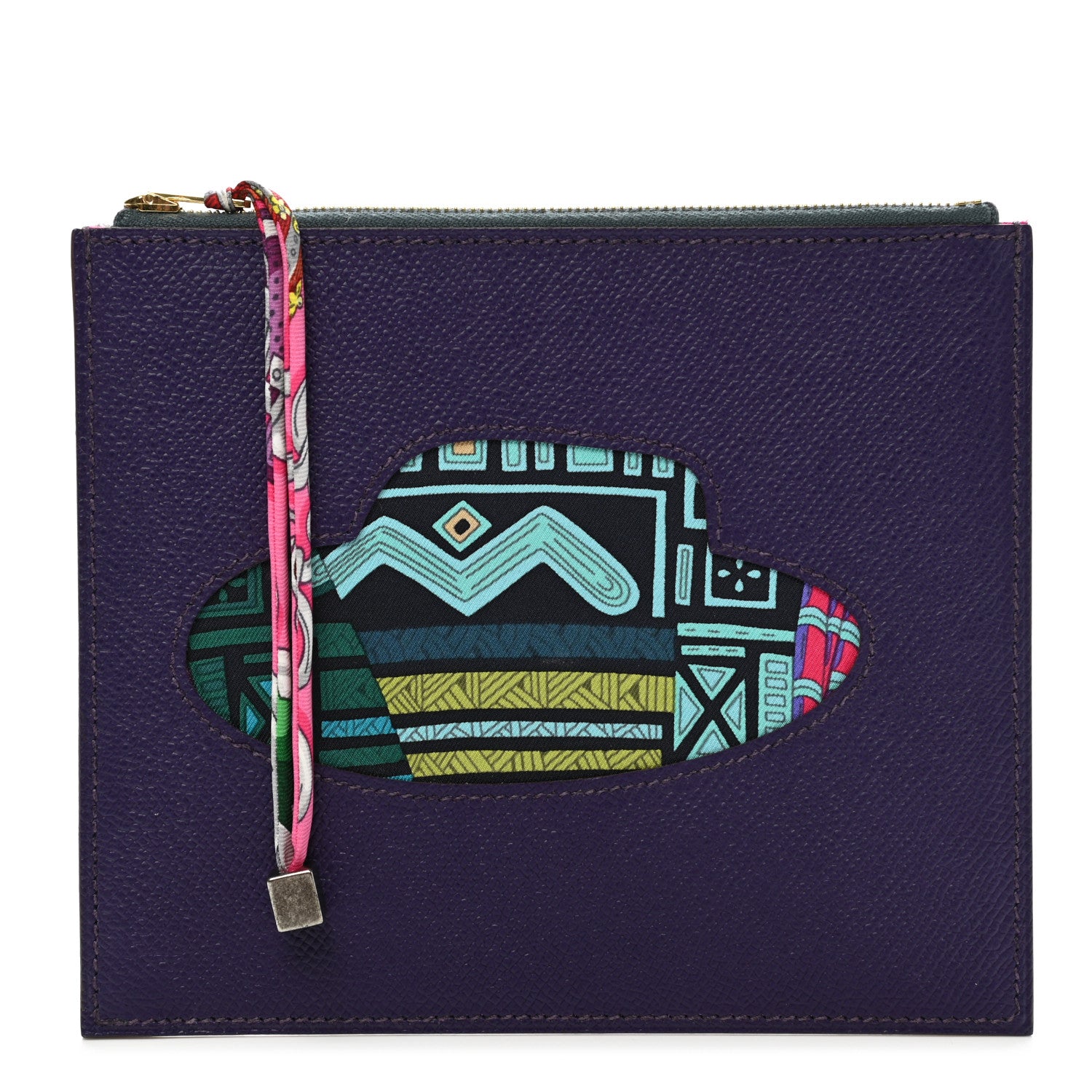 Hermes Epsom Swift Petit H Flat Case Multicolor 1 of 6