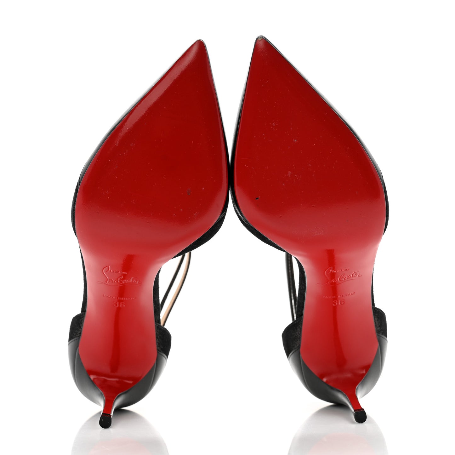 Suede Kid Uptown Double 85 Pumps 36 Black