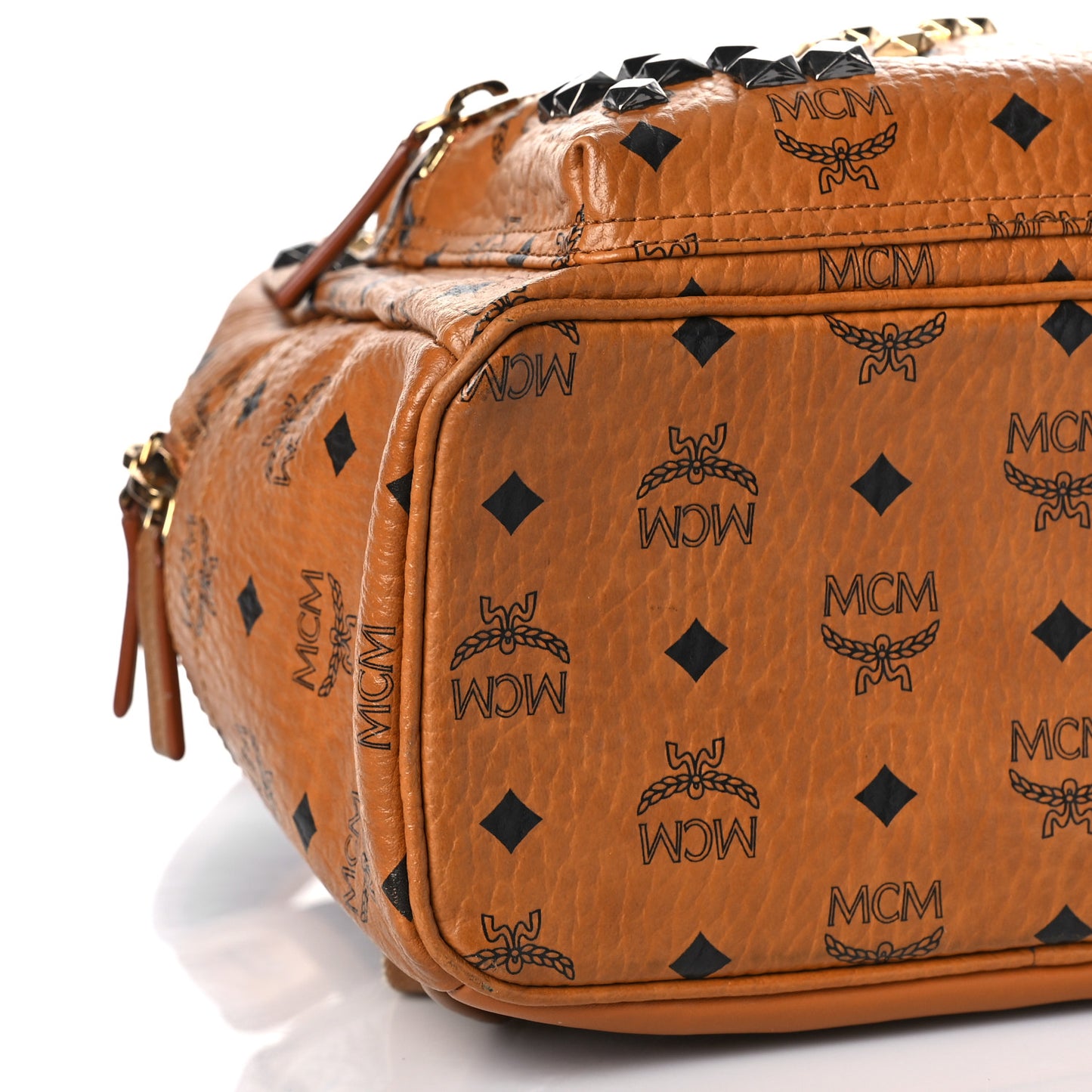 Visetos Studded Medium Stark M Backpack Cognac