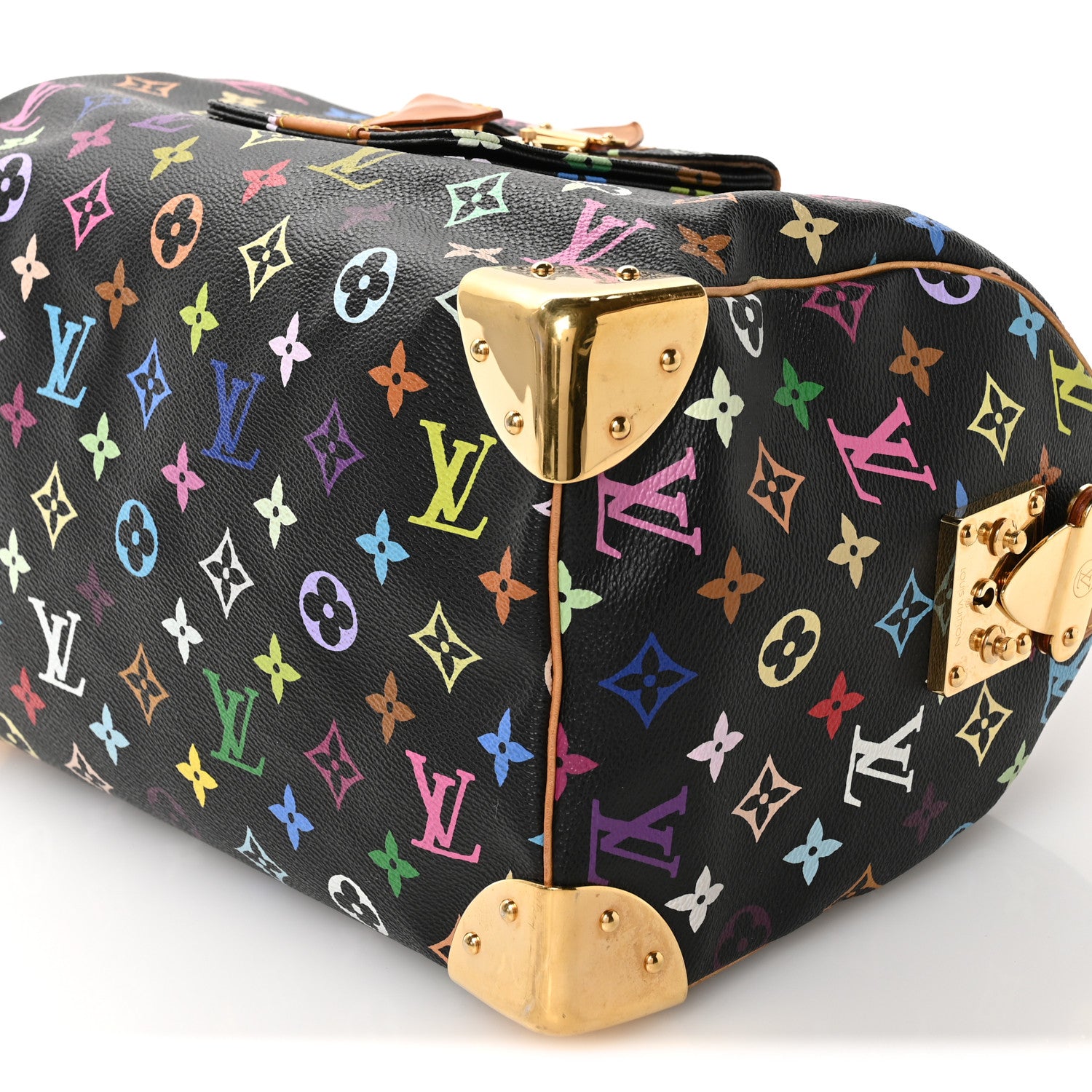 Louis Vuitton Monogram Multicolor Speedy 30 Black 10 of 11