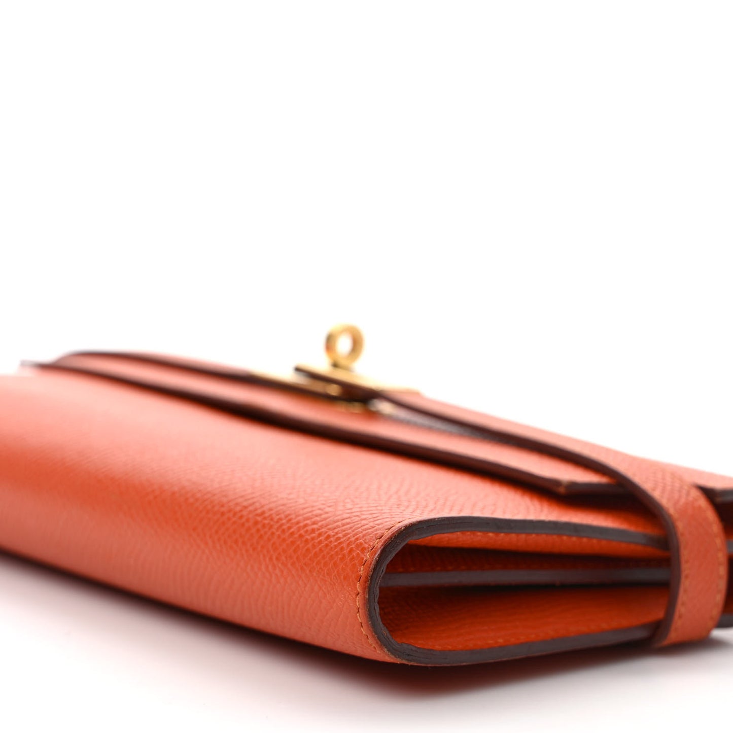 Epsom Kelly Longue Wallet Orange