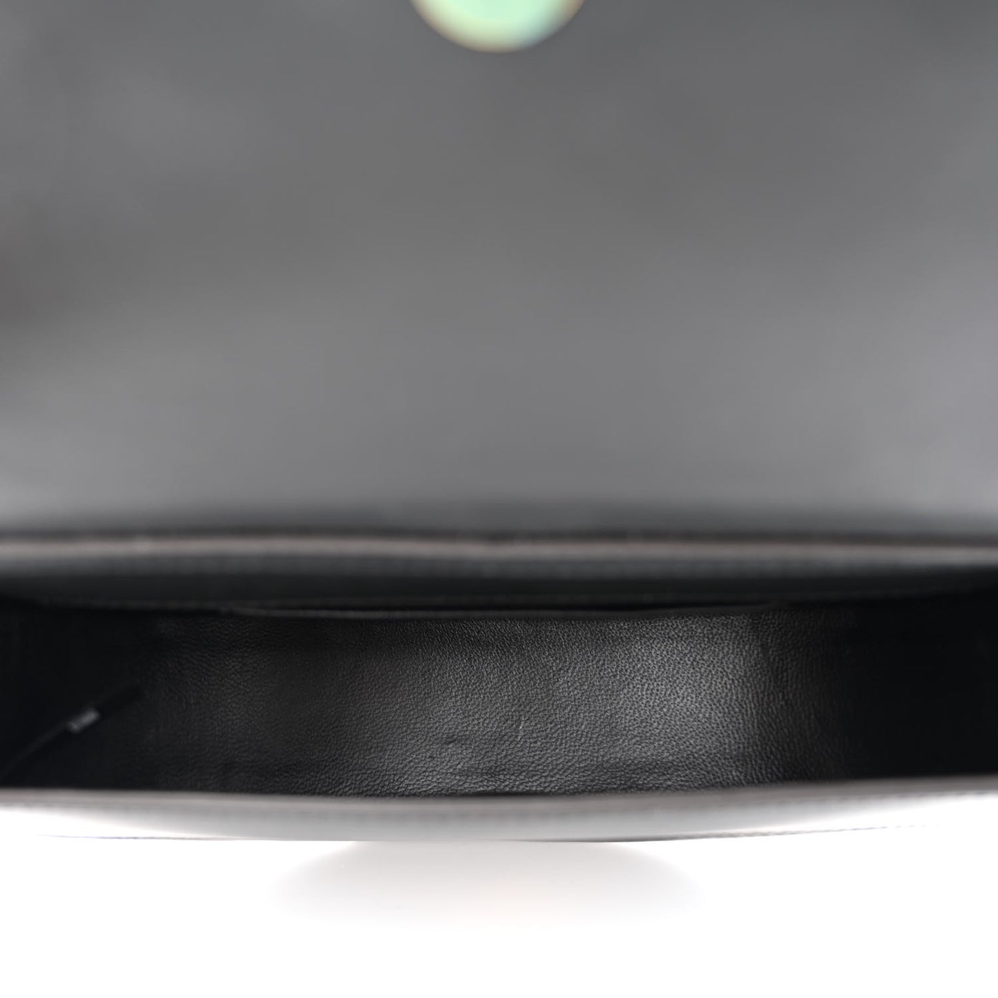Calfskin Small Nile Bracelet Minaudiere Bag Black