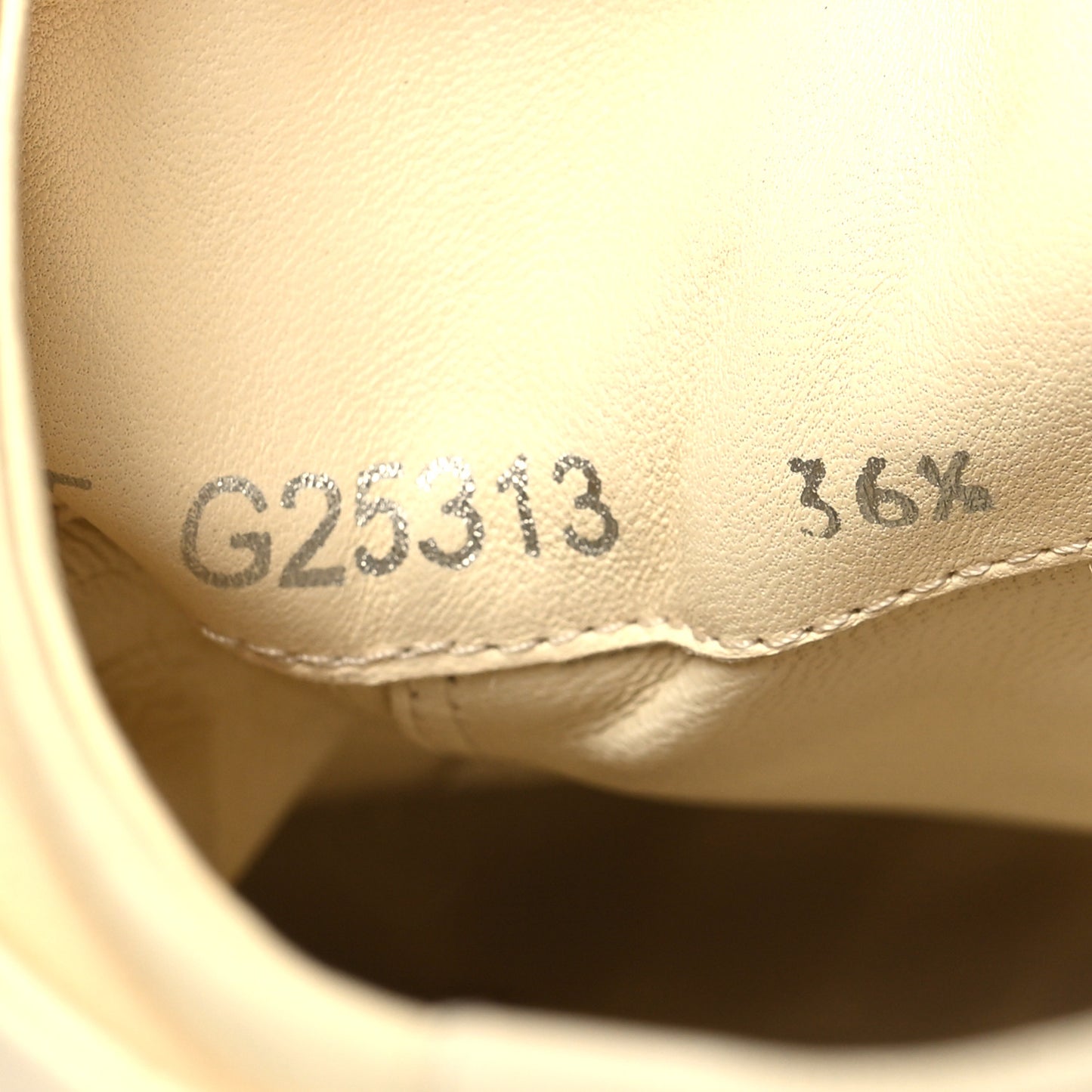 Lambskin Patent Calfskin CC Sneakers 36.5 White Black