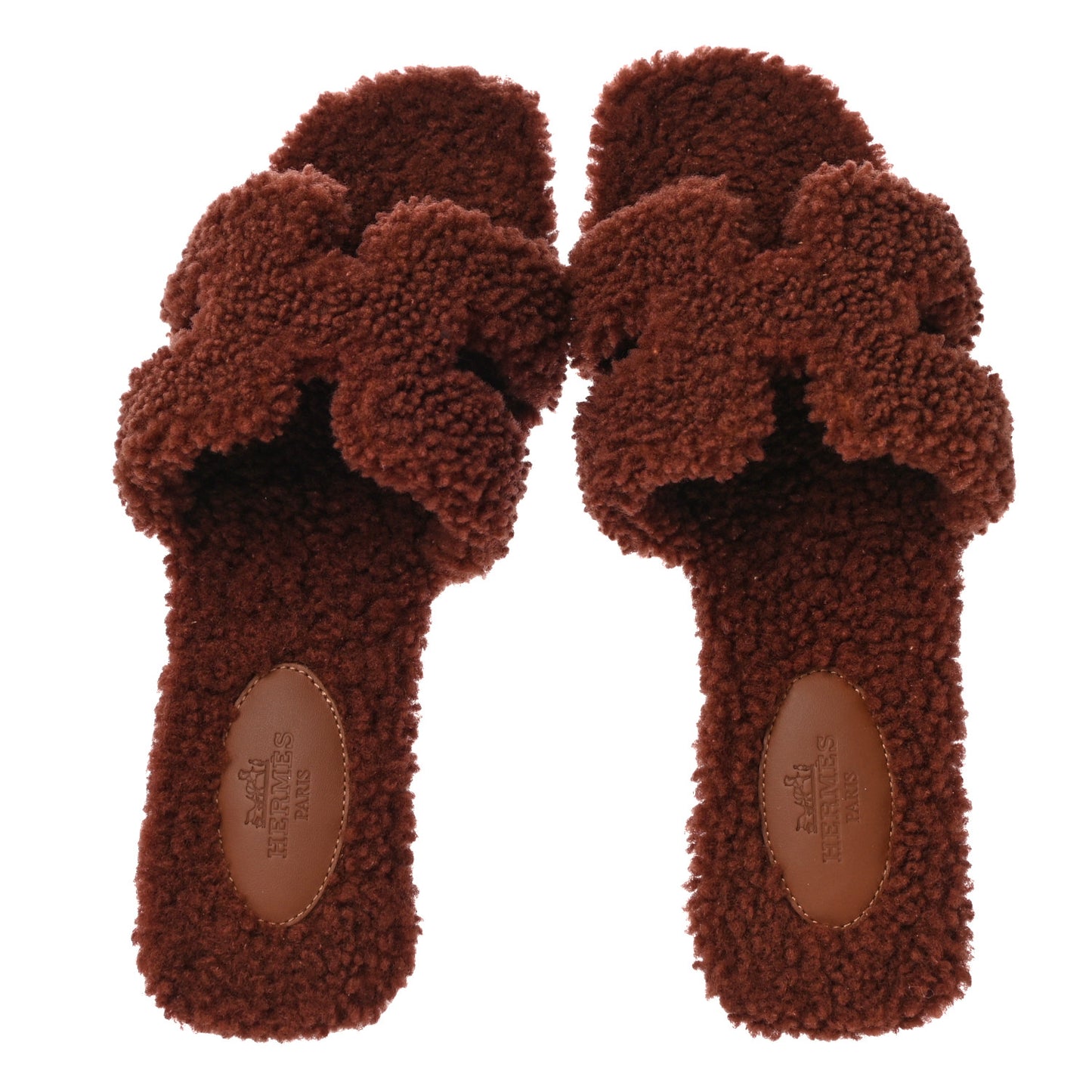 Woolskin Oran Sandals 36 Cognac