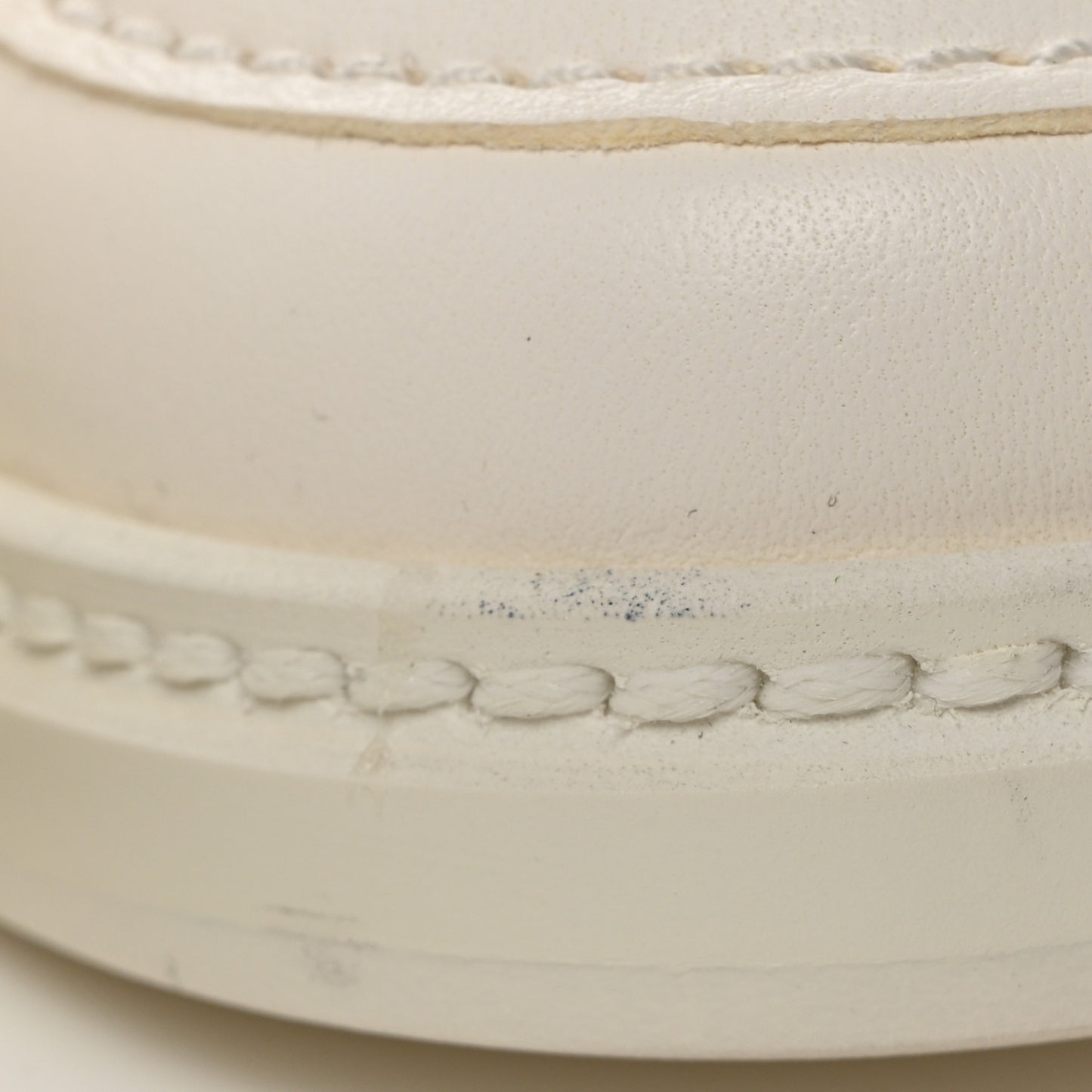 Shiny Lambskin Quilted CC Turnlock Loafers 36 White