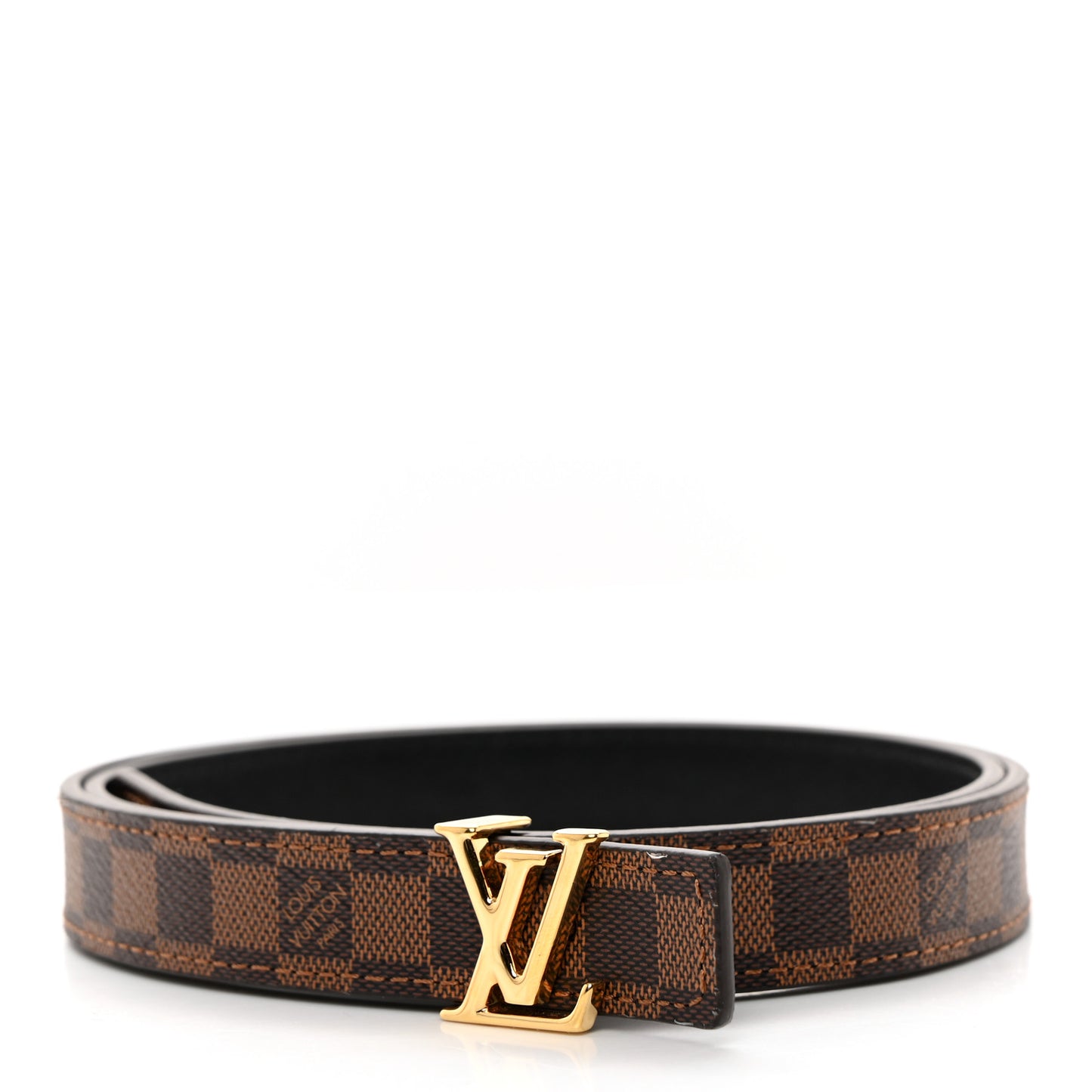 Mini Damier Ebene 25mm LV Initiales Belt 75 30