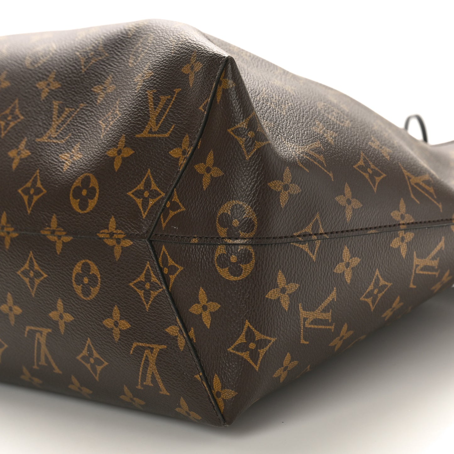 Monogram Flower Hobo Black