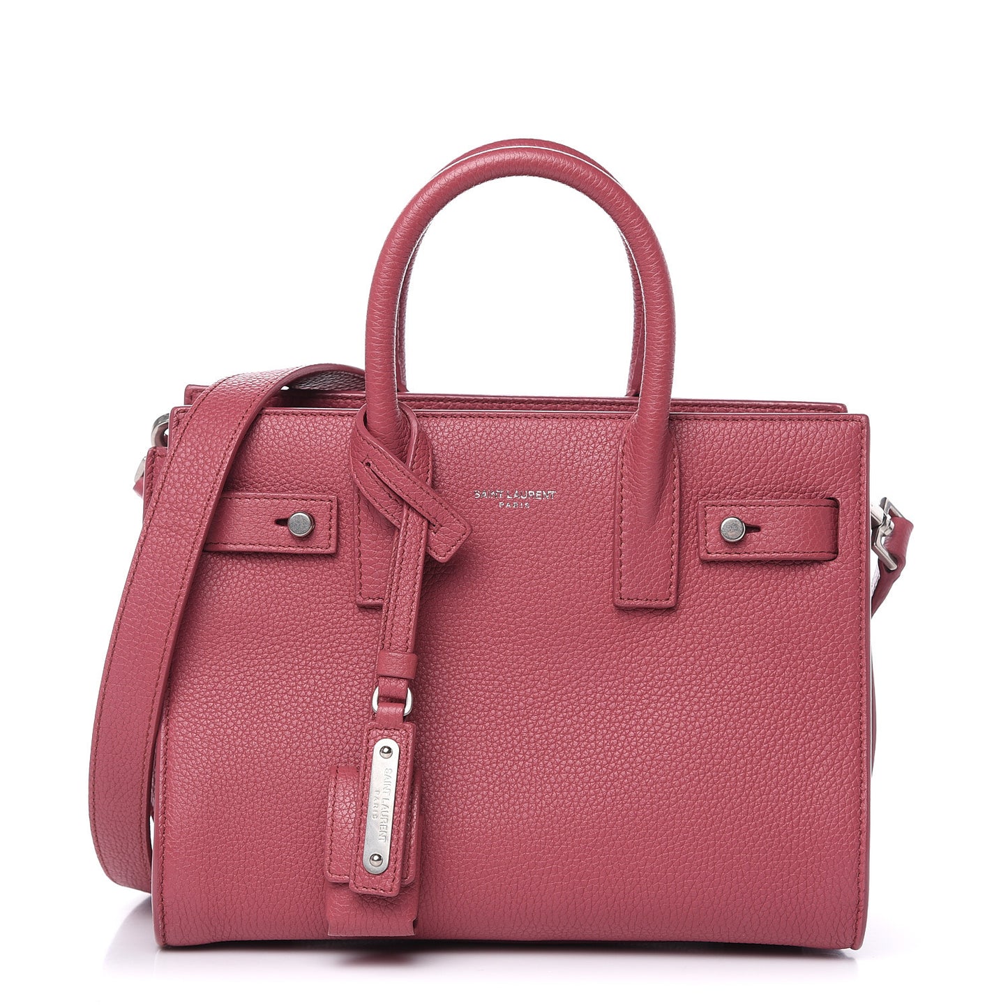 Grained Calfskin Nano Sac De Jour Souple Mystic Rose