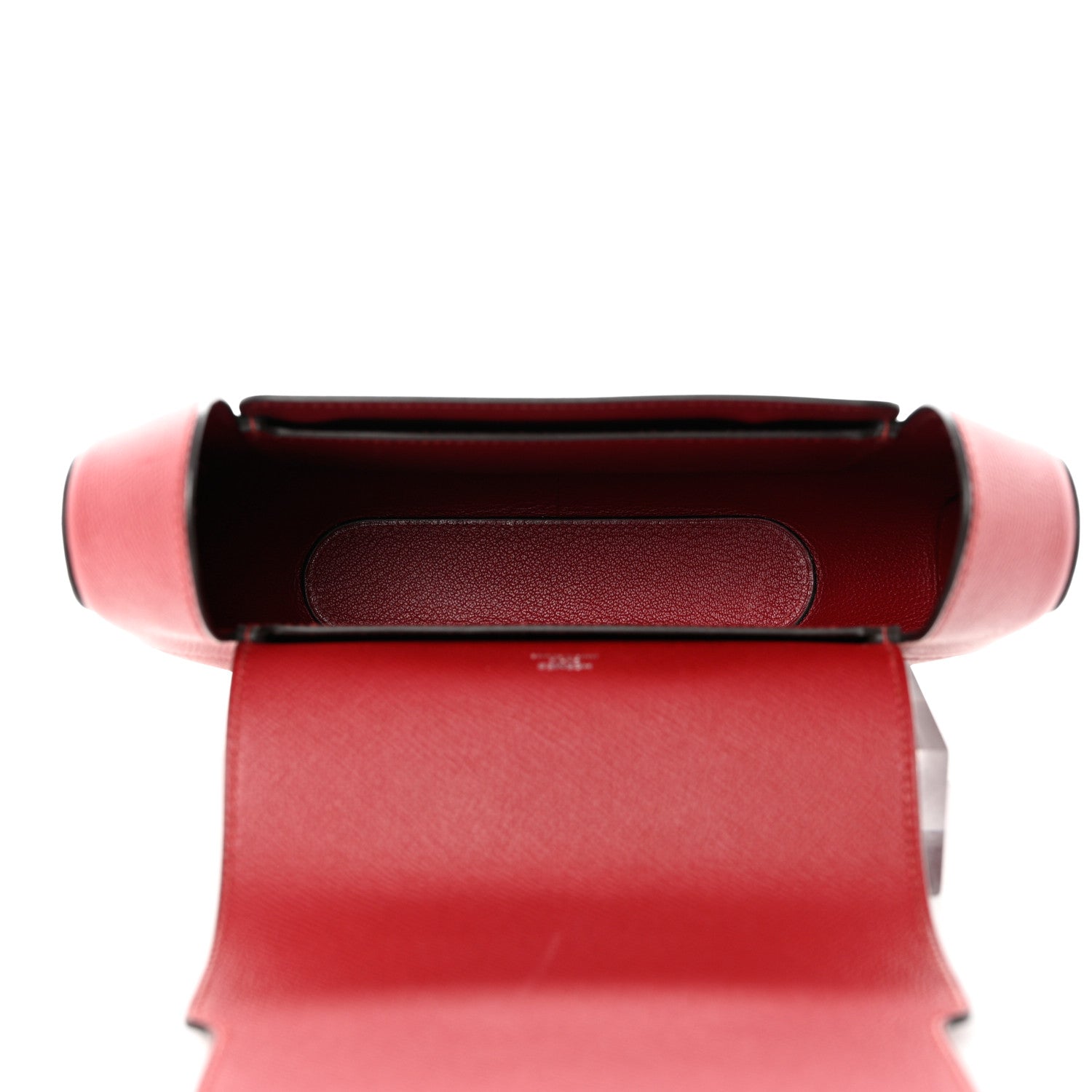 Hermes Epsom Octogone Clutch Rouge Grenat 5 of 9