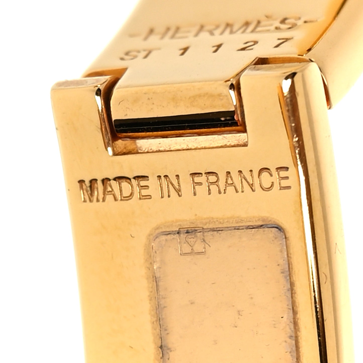 Enamel Narrow Clic Clac H Bracelet PM White