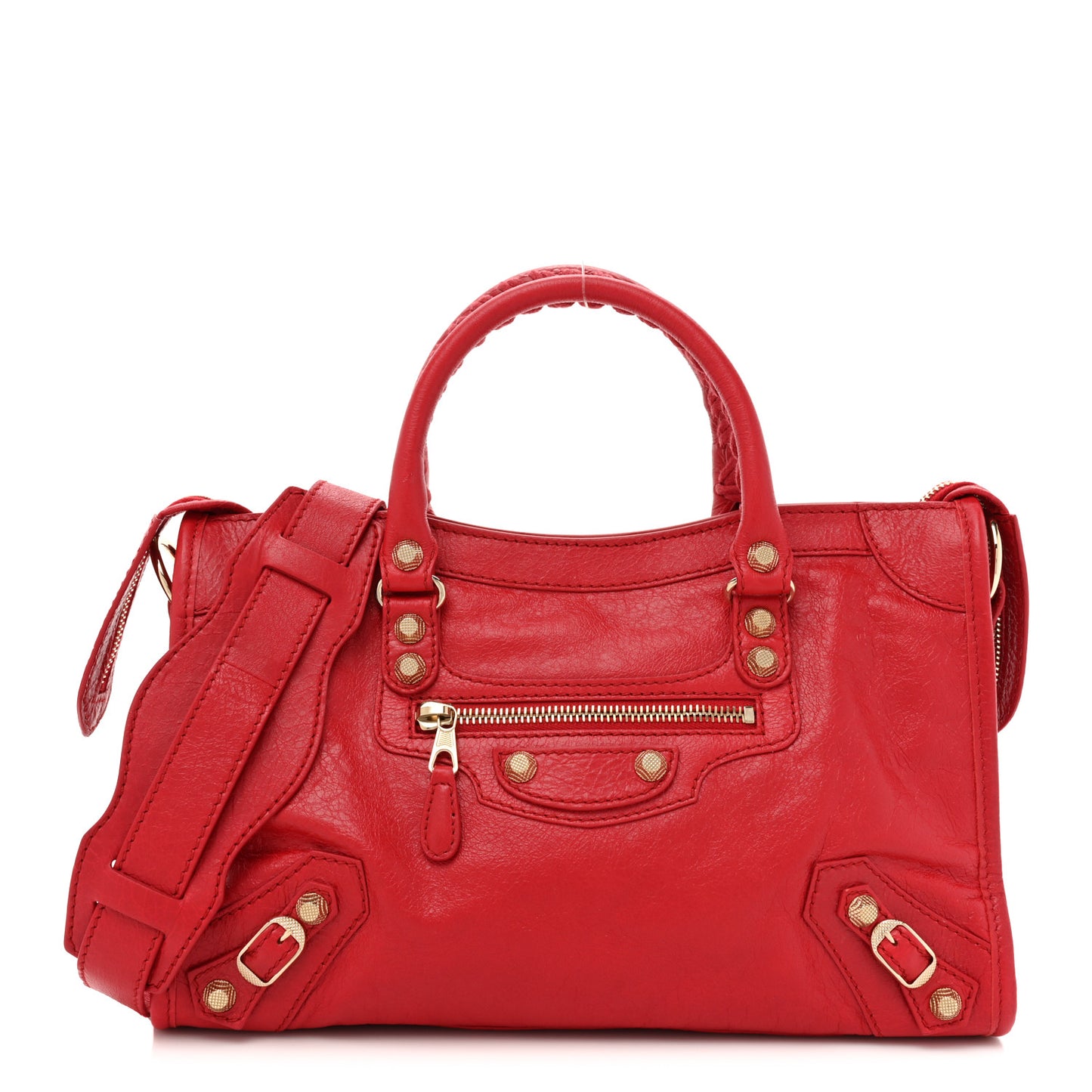 Agneau Giant 12 Gold Hardware S City Rouge Cardinal