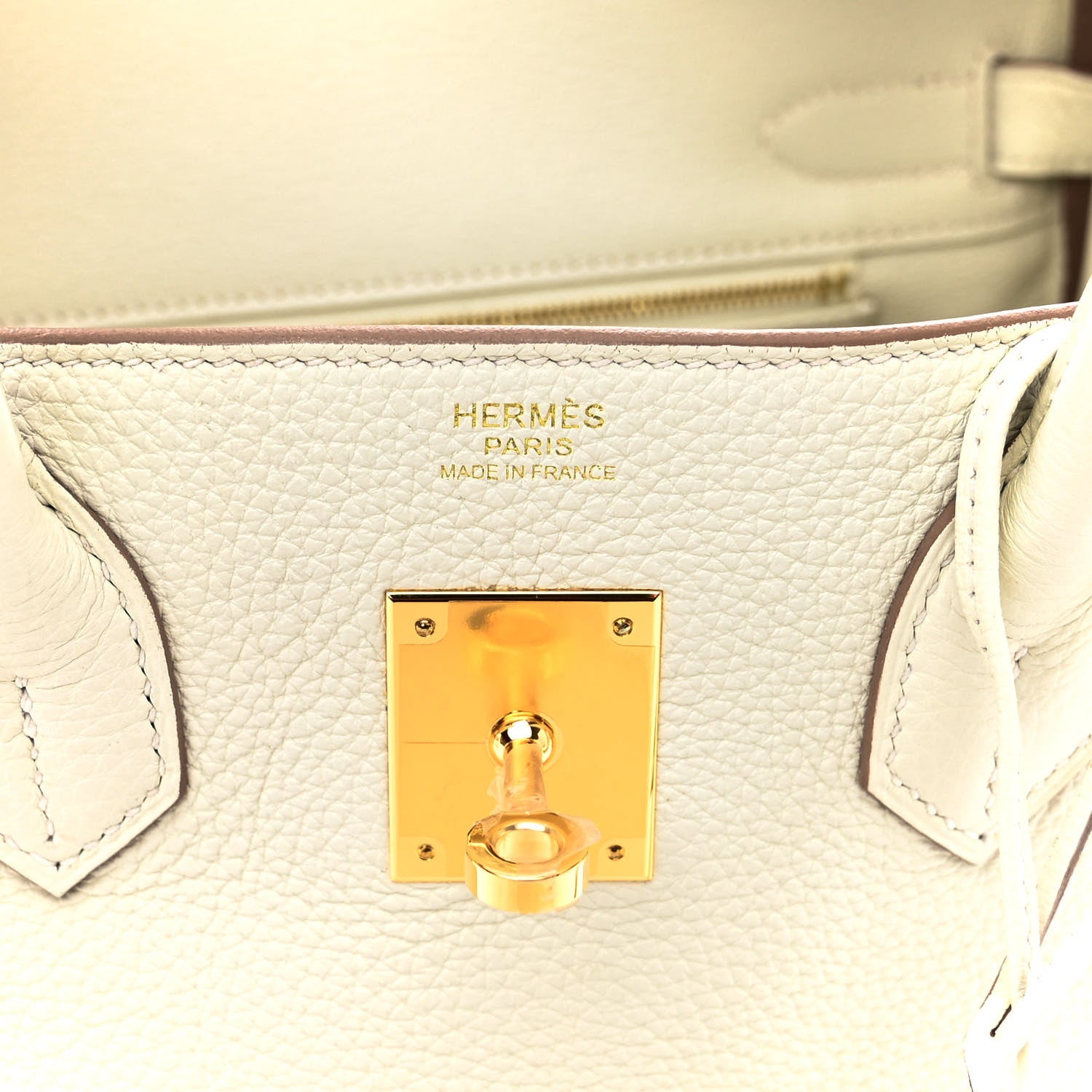 Hermes Togo Birkin 30 Mushroom 6 of 12