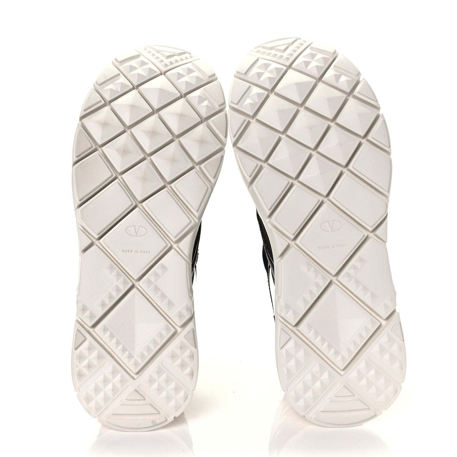 Valentino Garavani Calfskin Mens Mixed Media Sneakers 43 Black Mutlicolor 5 of 8