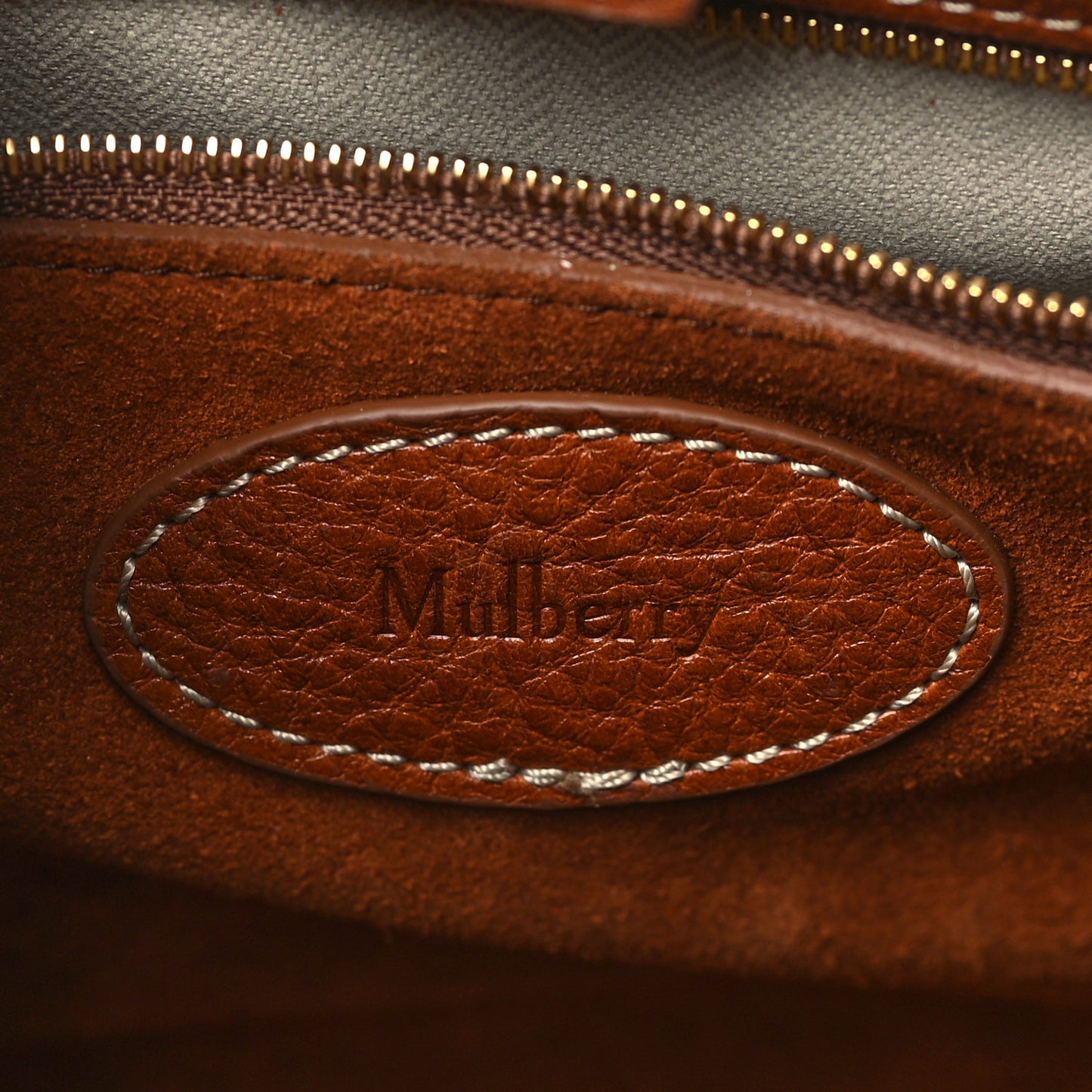 Heavy Grain Small Iris Tote Oak