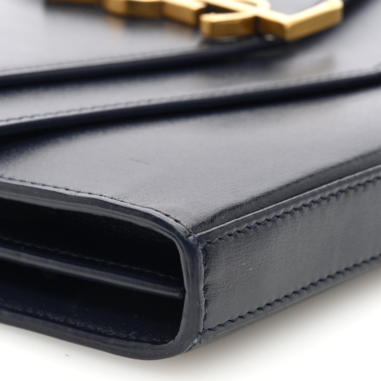 Smooth Calfskin Monogram Sulpice Chain Wallet Black