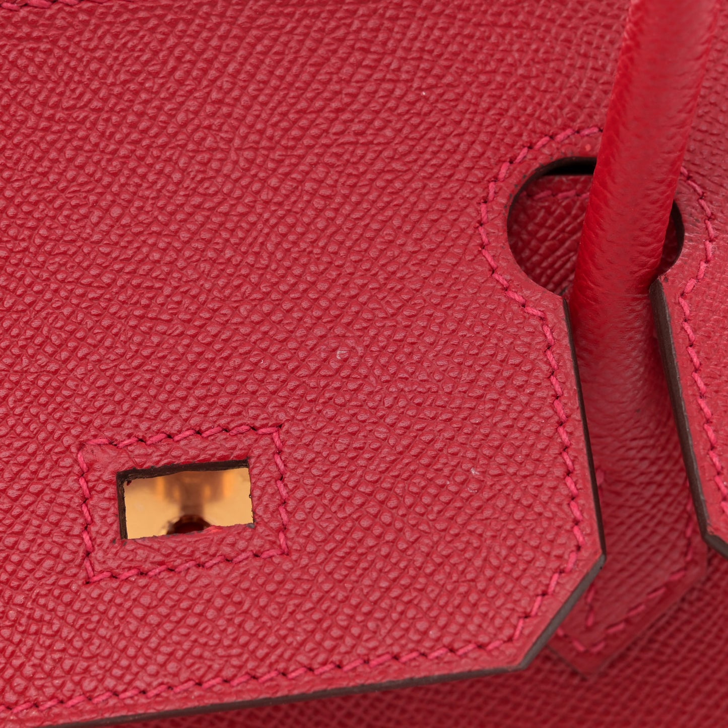 Epsom Birkin 30 Rouge Casaque