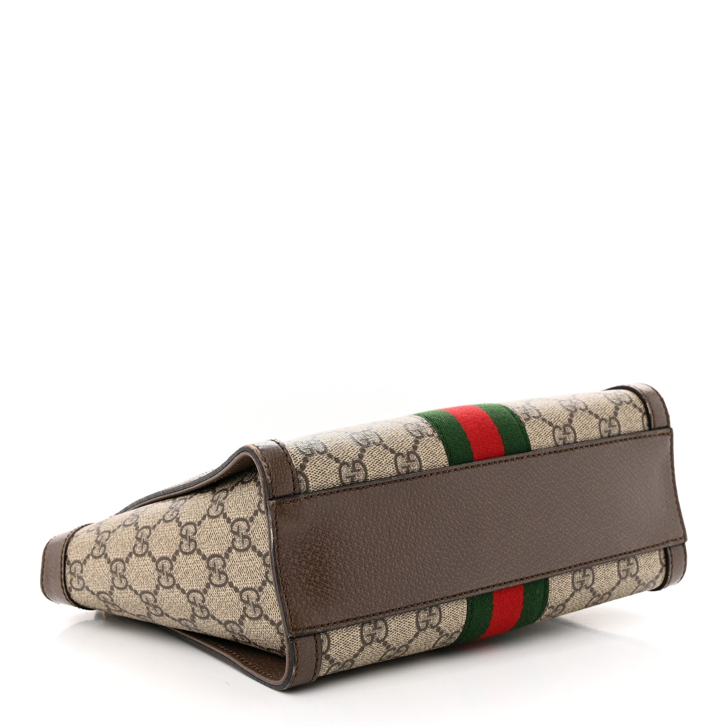 GG Supreme Monogram Small Ophidia Tote Bag Brown