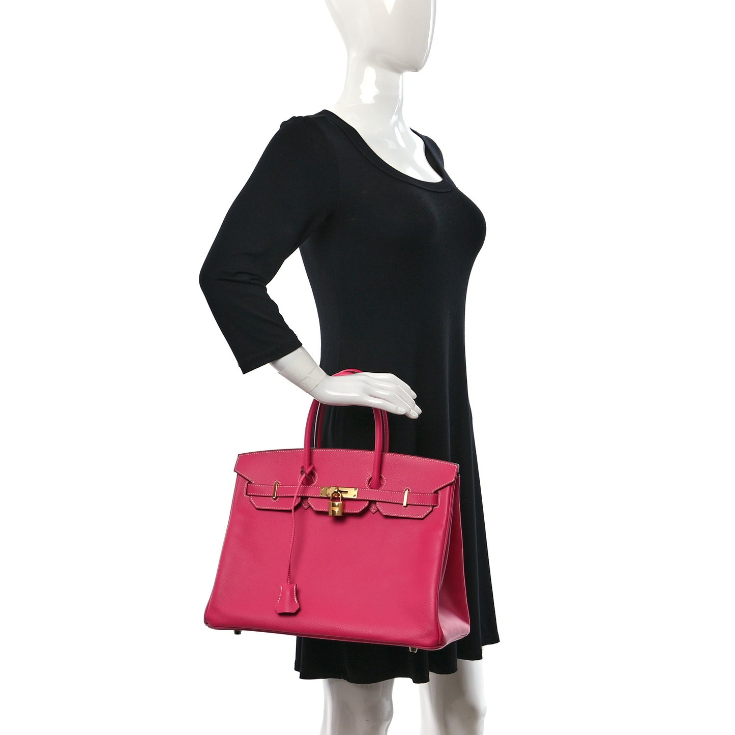 Epsom Birkin 35 Rose Tyrien
