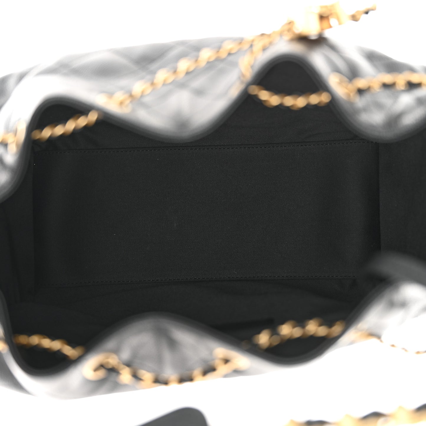 Caviar Quilted Medium Chanel 25 Handbag Black