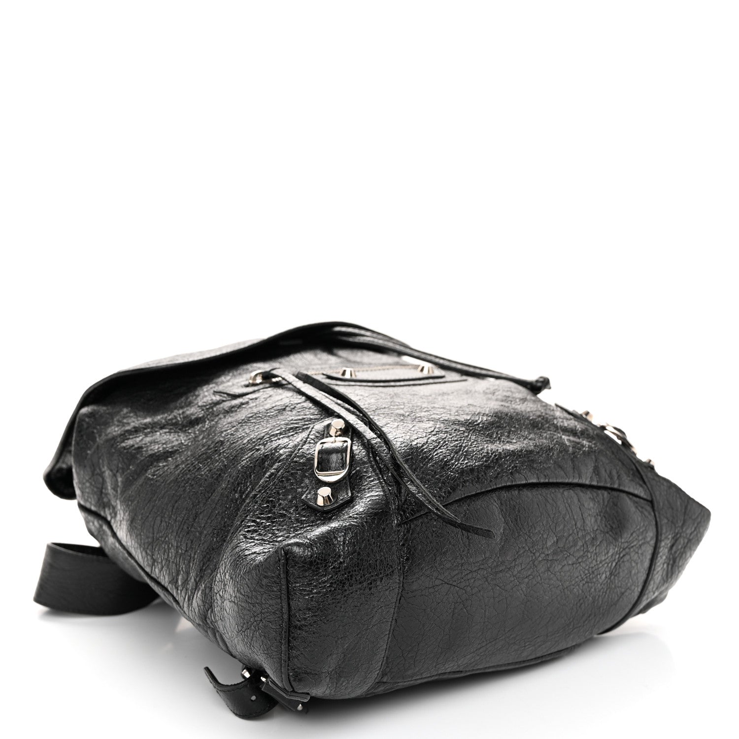 Balenciaga Agneau Classic Silver Hardware S Traveler Backpack Black 4 of 10