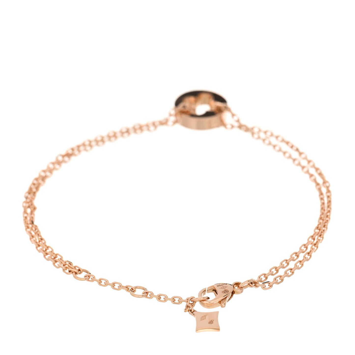18K Rose Gold Empreinte Chain Bracelet