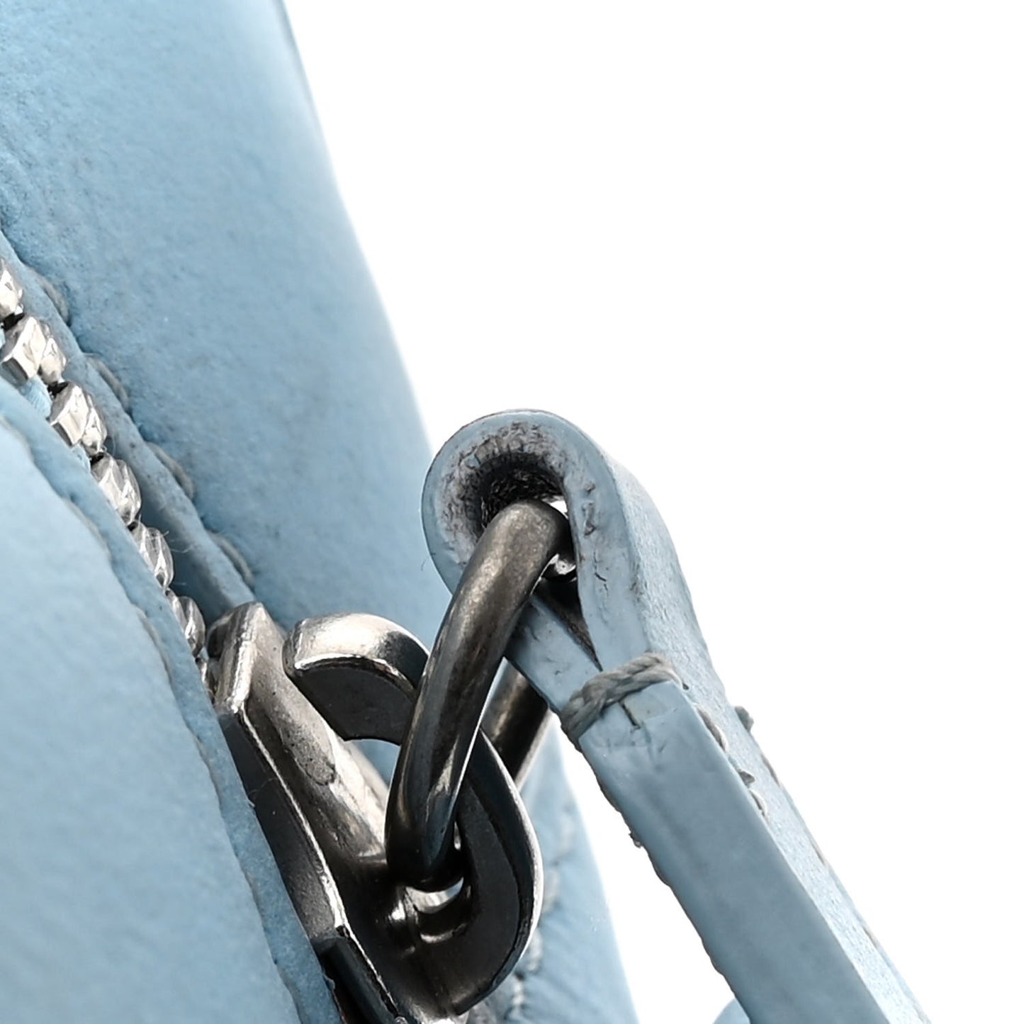 Smooth Calfskin Le Baneto Light Blue