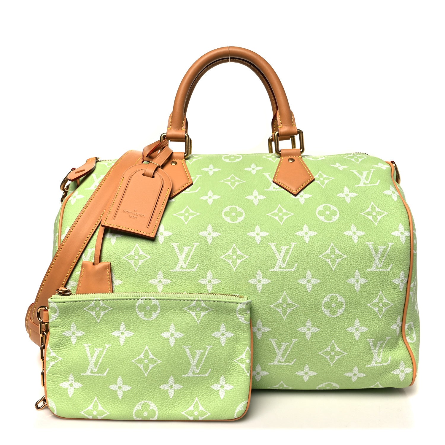 Louis Vuitton Calfskin Monogram Speedy P9 Bandouliere 40 Frozen