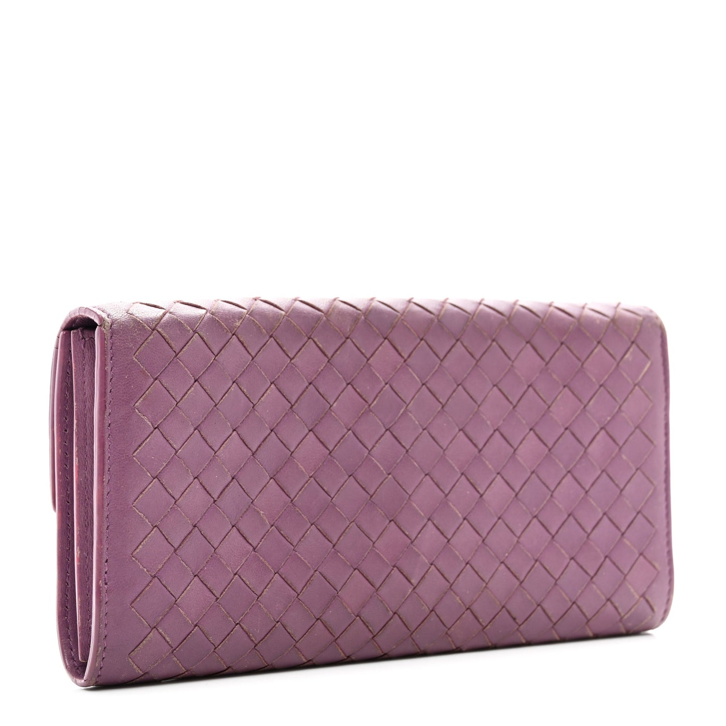 Nappa Intrecciato Continental Flap Wallet Corot