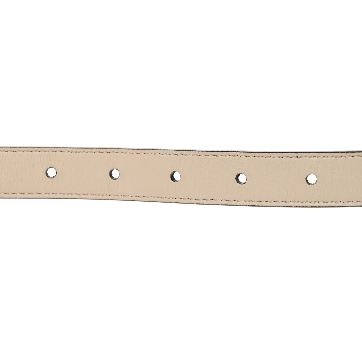 Calfskin Double G 20mm Belt 85 34 Mystic White
