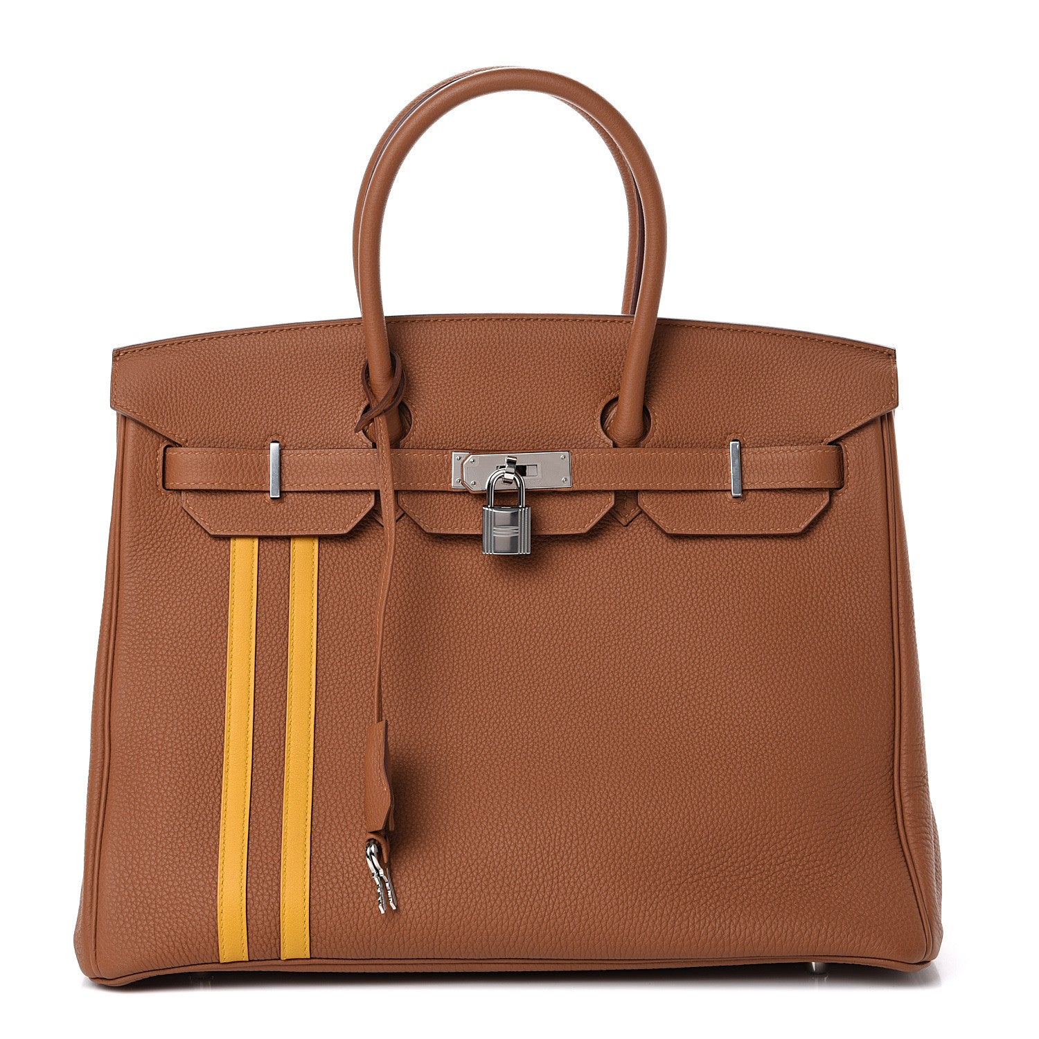 Hermes Togo Swift Officier Birkin 35 Gold Ambre 1 of 9