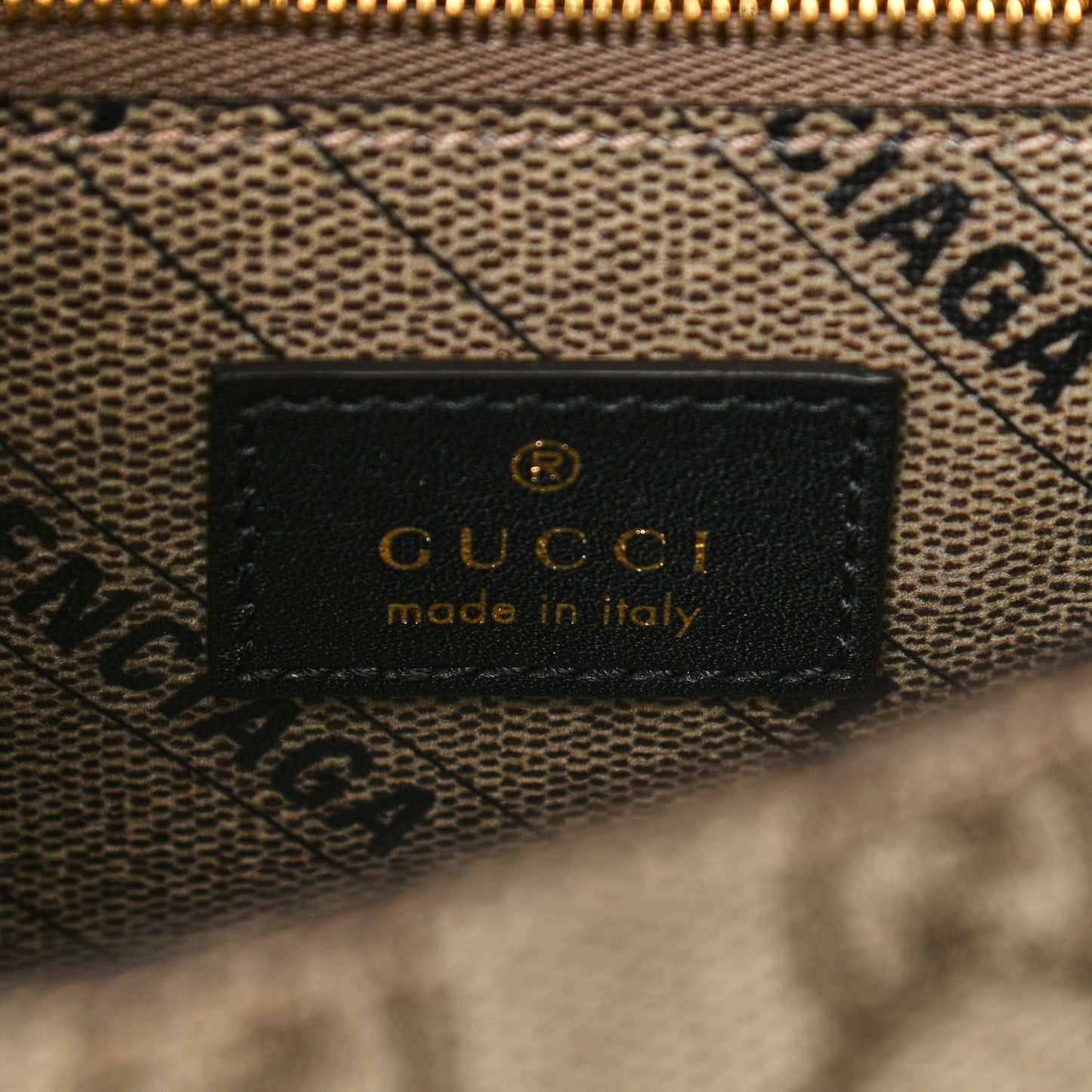 X GUCCI GG Supreme Monogram Small Hourglass Top Handle Bag Beige Ebony