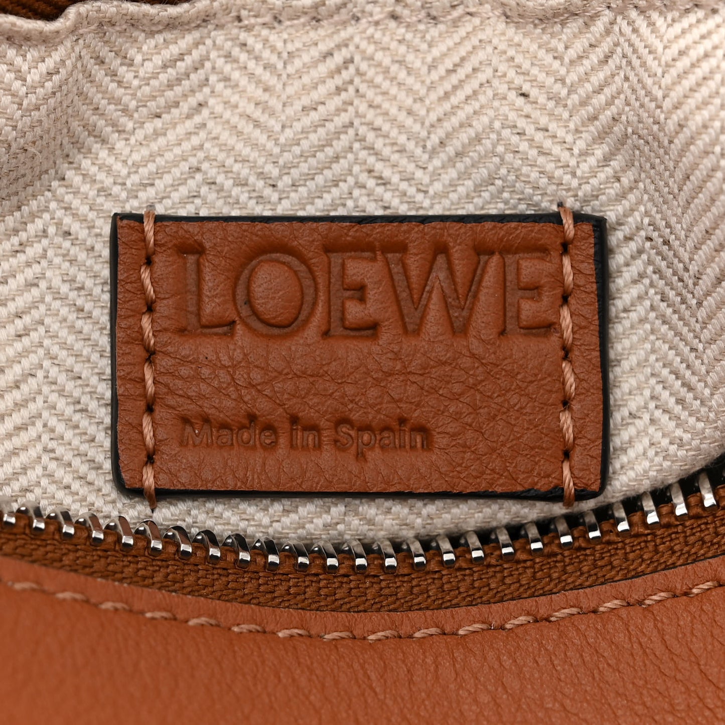 Calfskin Small Puzzle Bag Tan