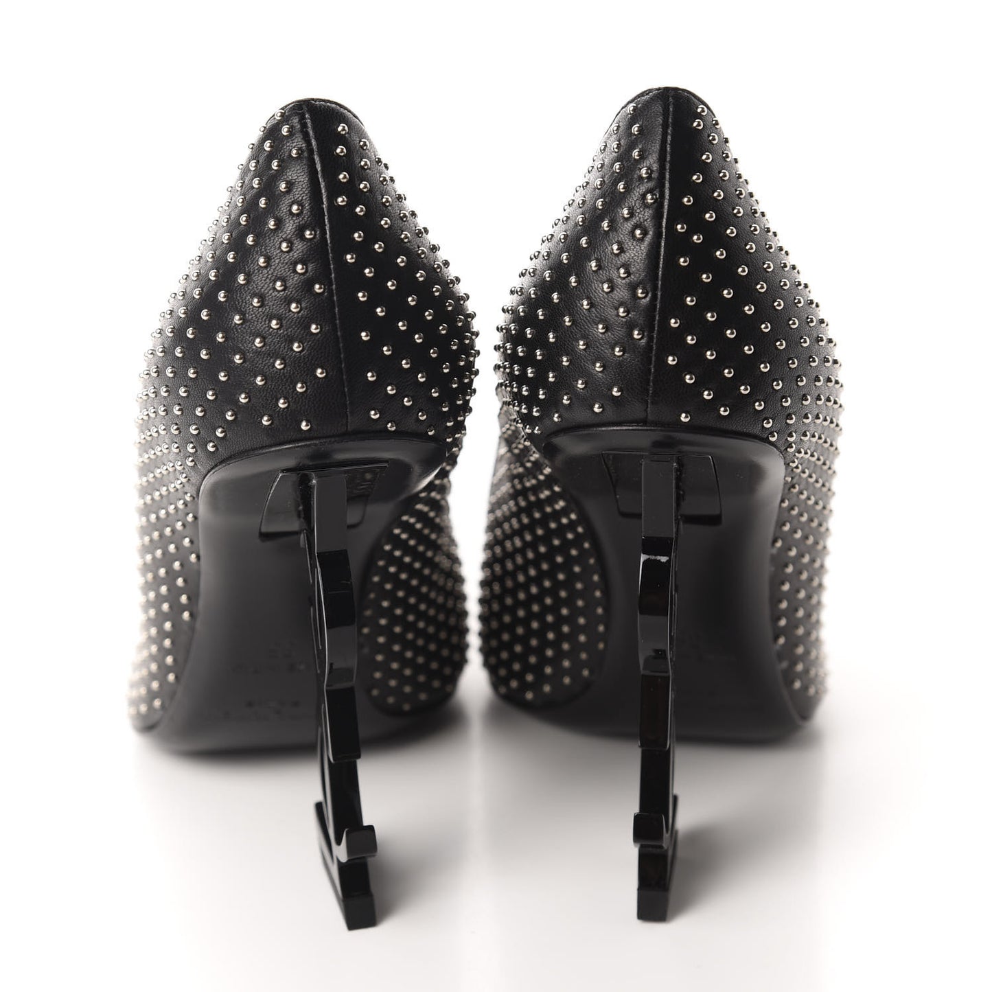 Calfskin Studded Opyum 100 Pumps 35 Black