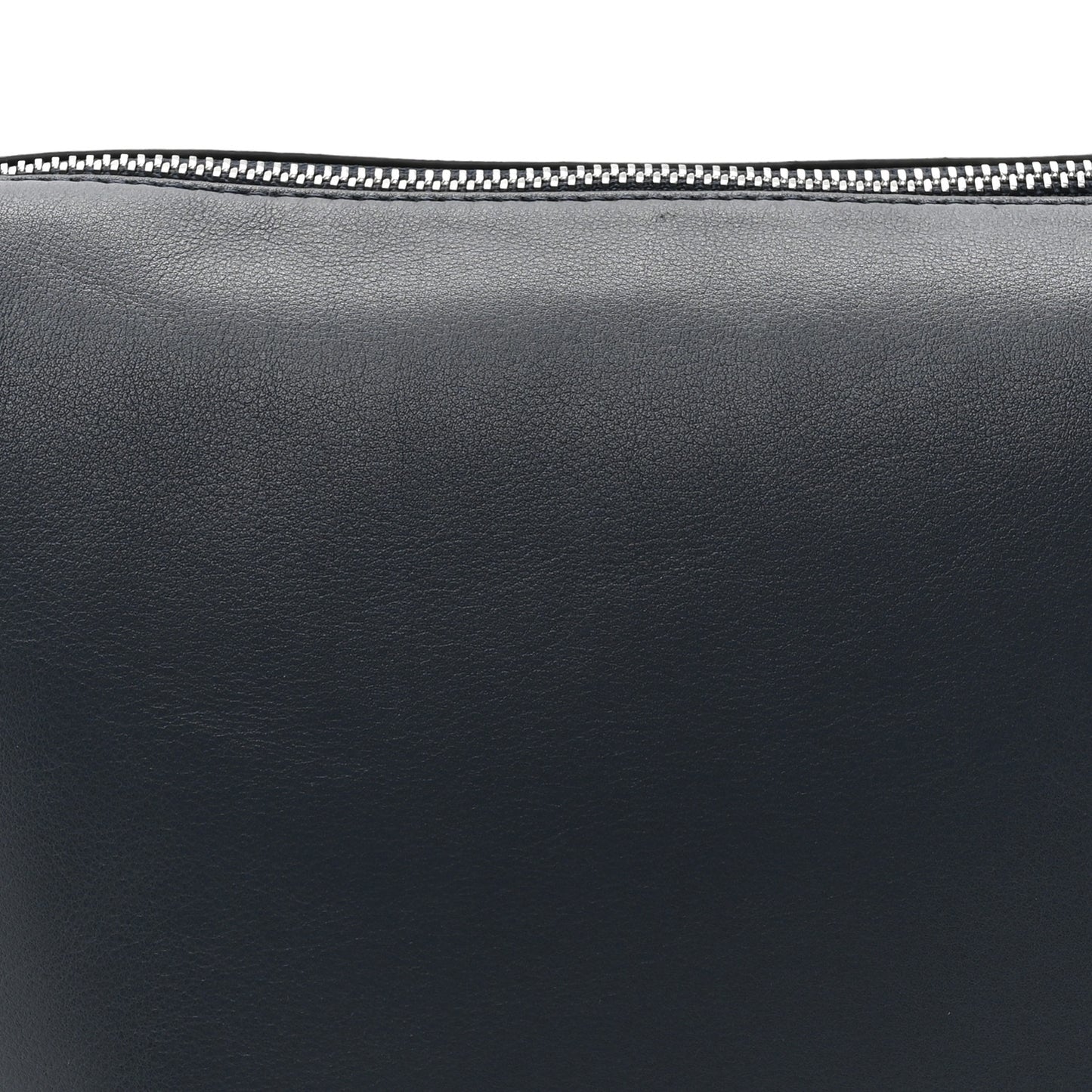 Supple Smooth Calfskin Jacquard Small Cubi Crossbody Bag Deep Navy